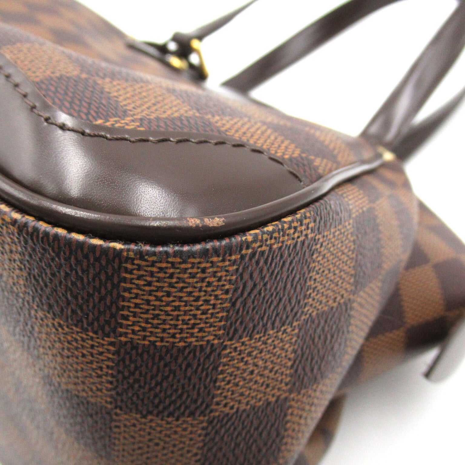 LOUIS VUITTON Damier Verona PM金扣肩背袋啡色