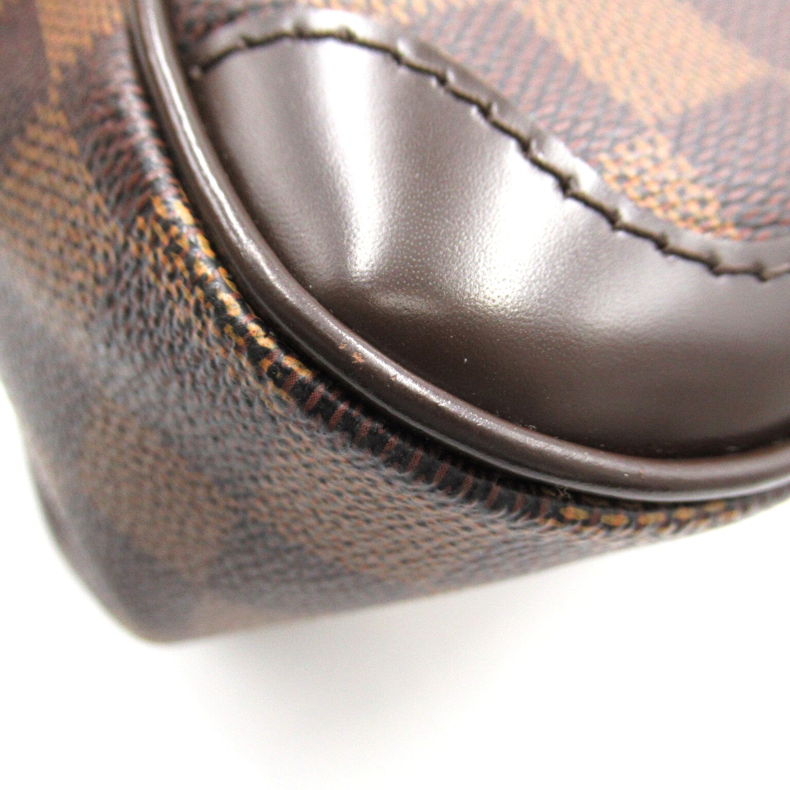LOUIS VUITTON Damier Verona PM金扣肩背袋啡色