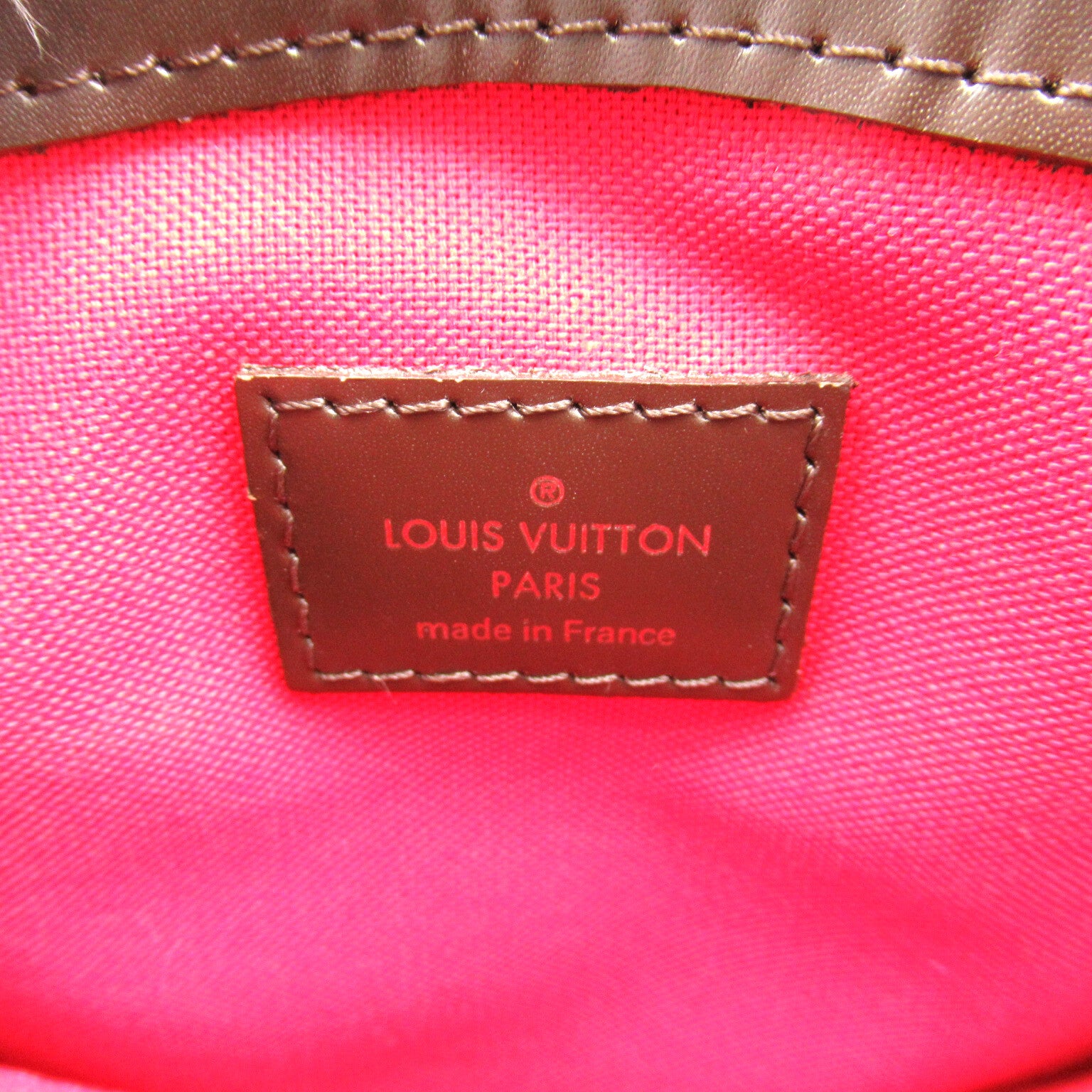 LOUIS VUITTON Damier Verona PM金扣肩背袋啡色