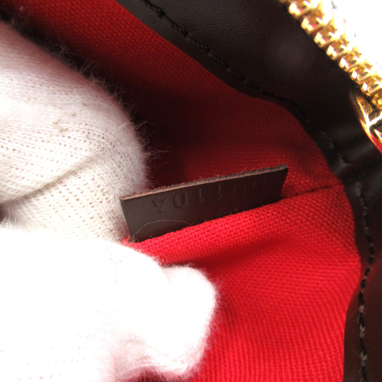 LOUIS VUITTON Damier Verona PM金扣肩背袋啡色