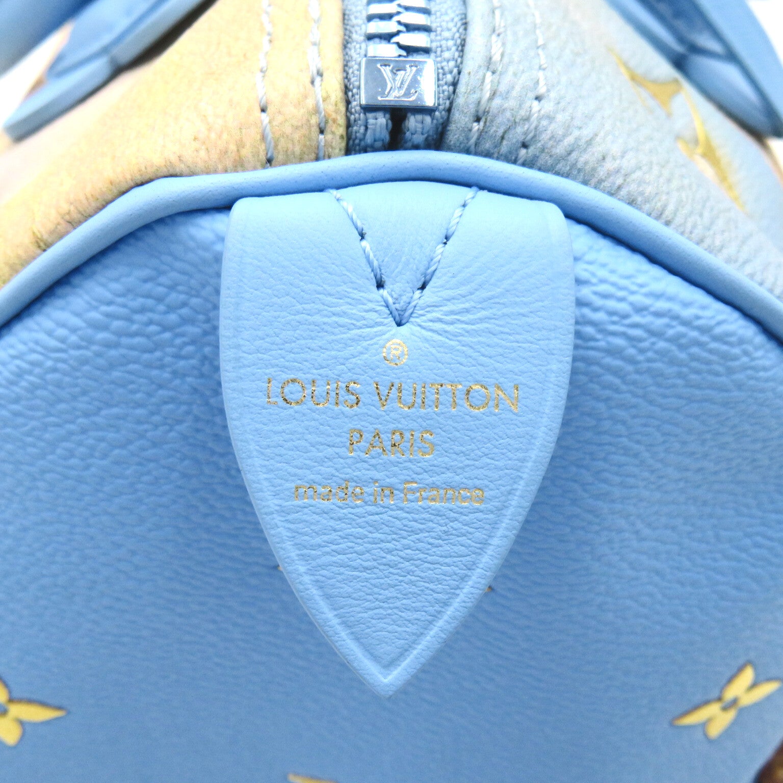 LOUIS VUITTON 【激減優惠】Masters Collection Turner Speedy 30銀扣手挽袋藍色