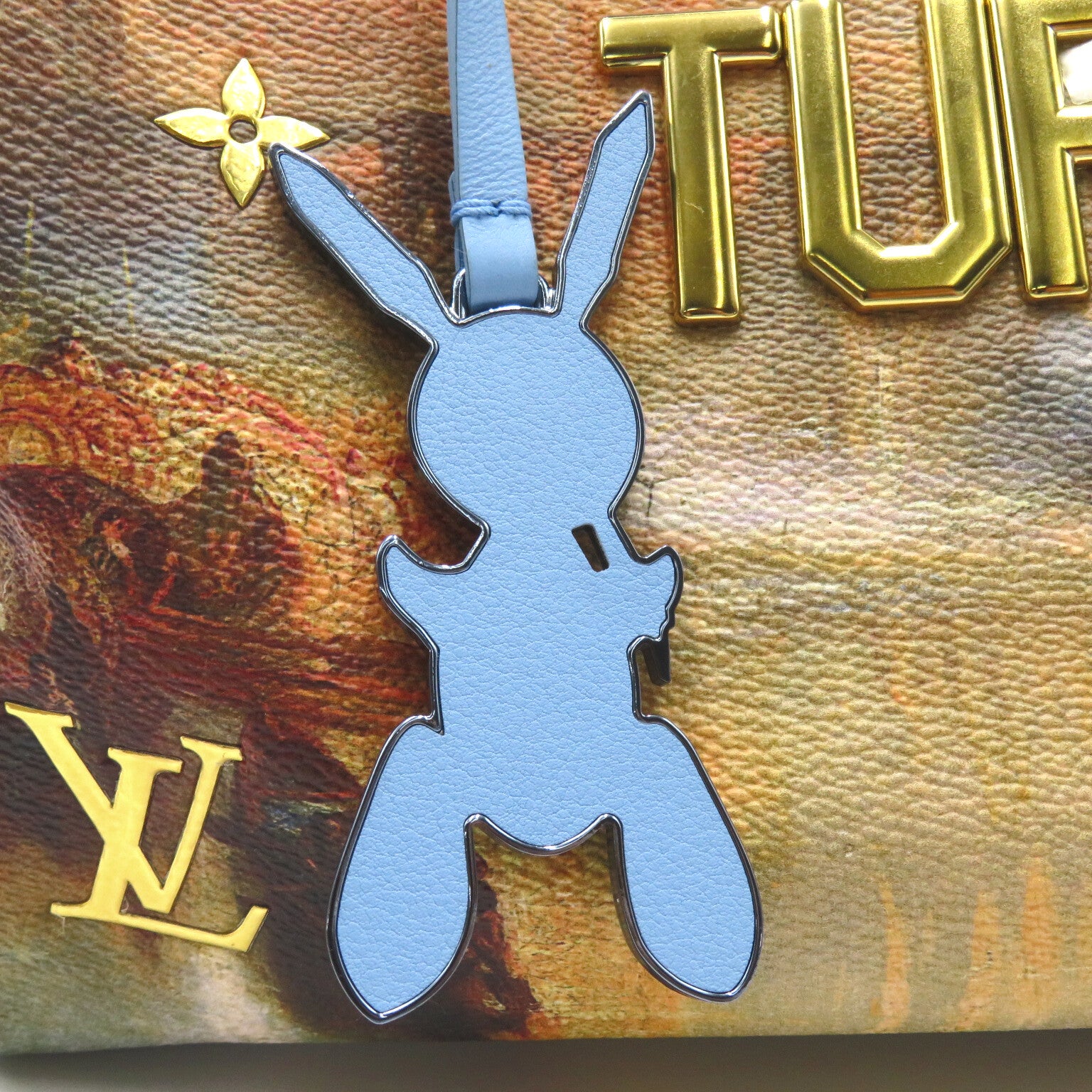 LOUIS VUITTON 【激減優惠】Masters Collection Turner Speedy 30銀扣手挽袋藍色
