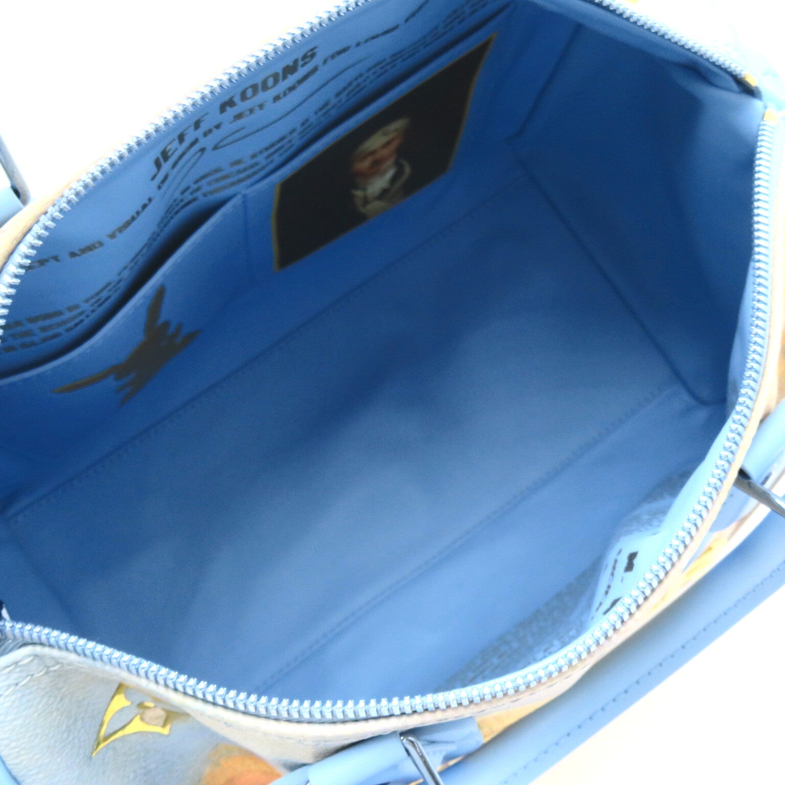 LOUIS VUITTON 【激減優惠】Masters Collection Turner Speedy 30銀扣手挽袋藍色
