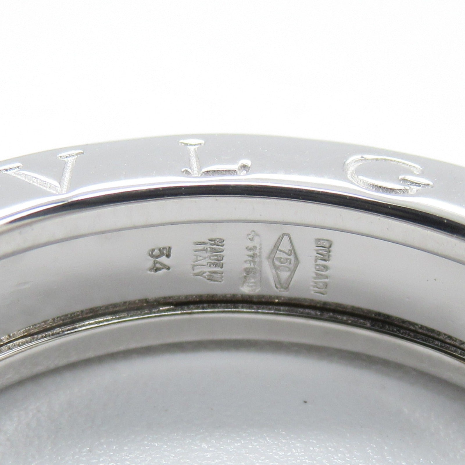 BVLGARI 【激減優惠】18K白金B-zero1 One-Band戒指BVLGARI#54/US#7