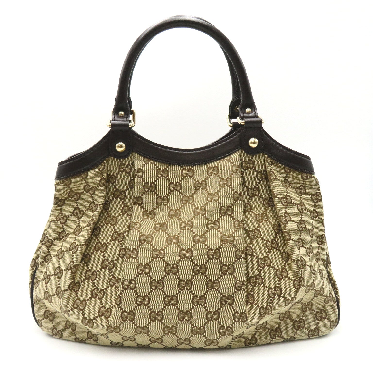GUCCI 【激減優惠】帆布Sukey Medium Tote Bag手挽袋/肩背袋啡色