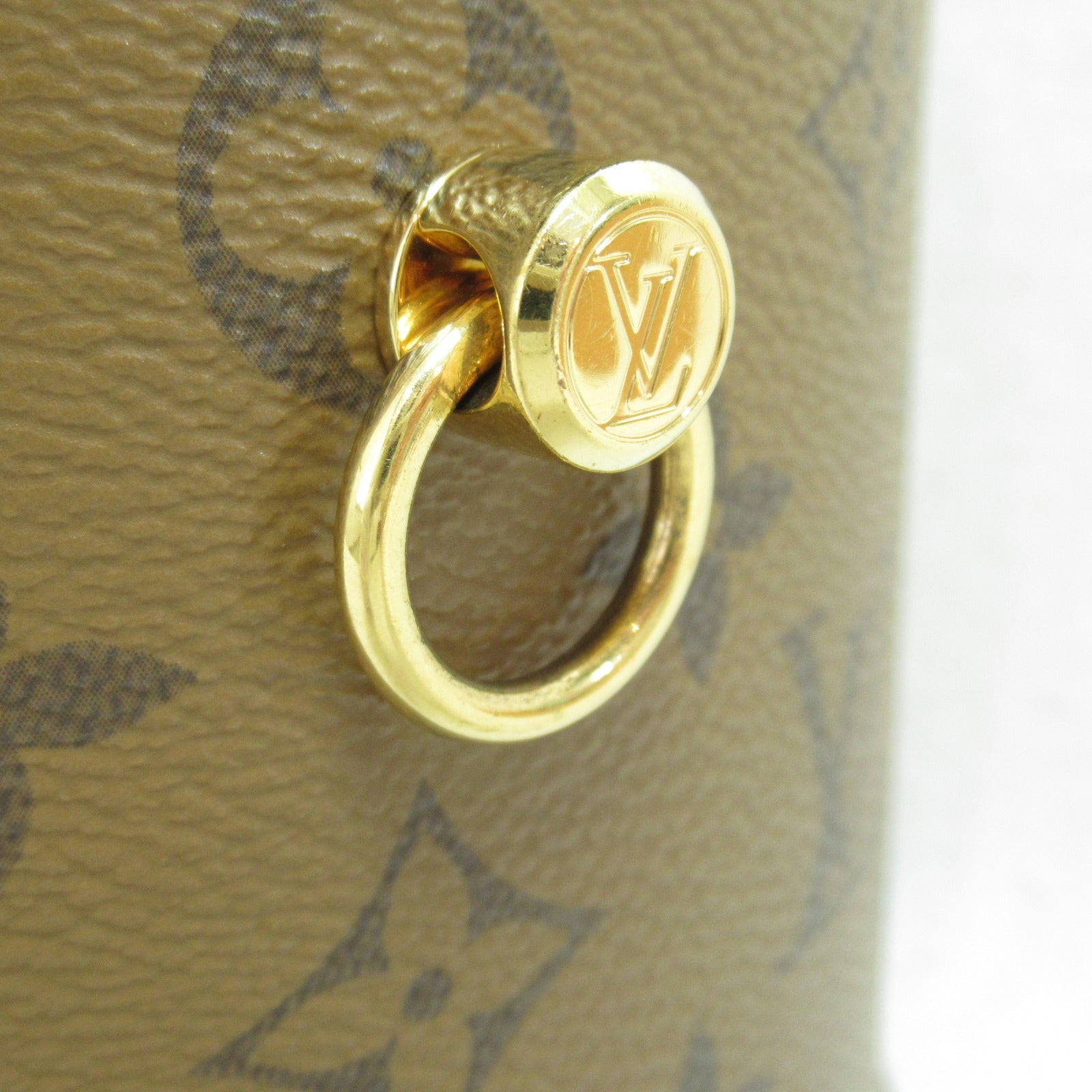 LOUIS VUITTON 【激減優惠】Monogram Reverse Cannes手挽肩背兩用袋啡色