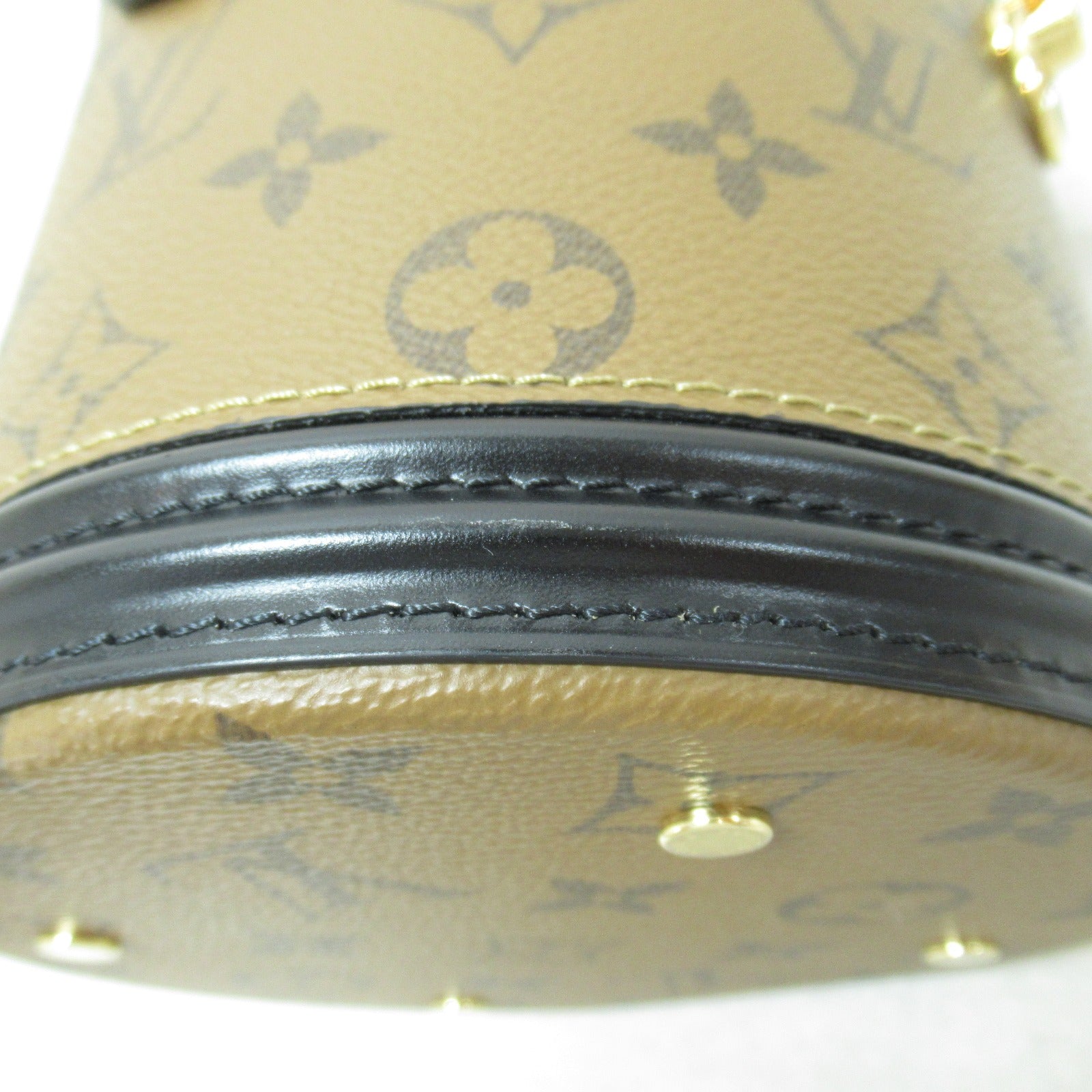 LOUIS VUITTON 【激減優惠】Monogram Reverse Cannes手挽肩背兩用袋啡色