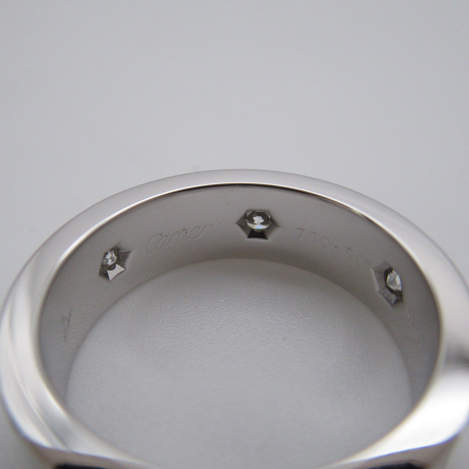 CARTIER 【激減優惠】18K白金Love Ring 6 Diamond Ring鑽石戒指US#5.5/Cartier#50