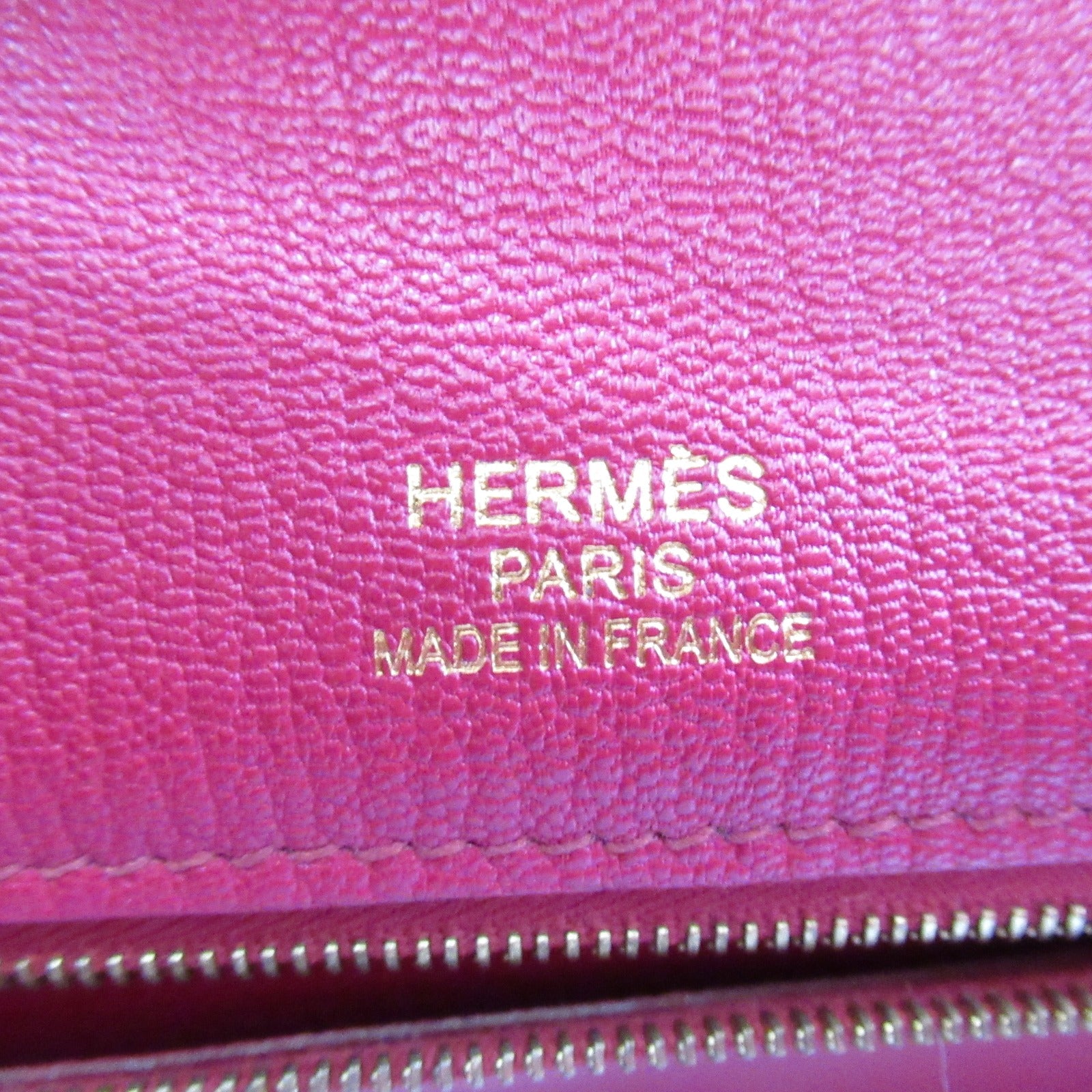 HERMES 【激減優惠】Box Calf皮革Birkin Ghillies 35金扣手挽袋紅色