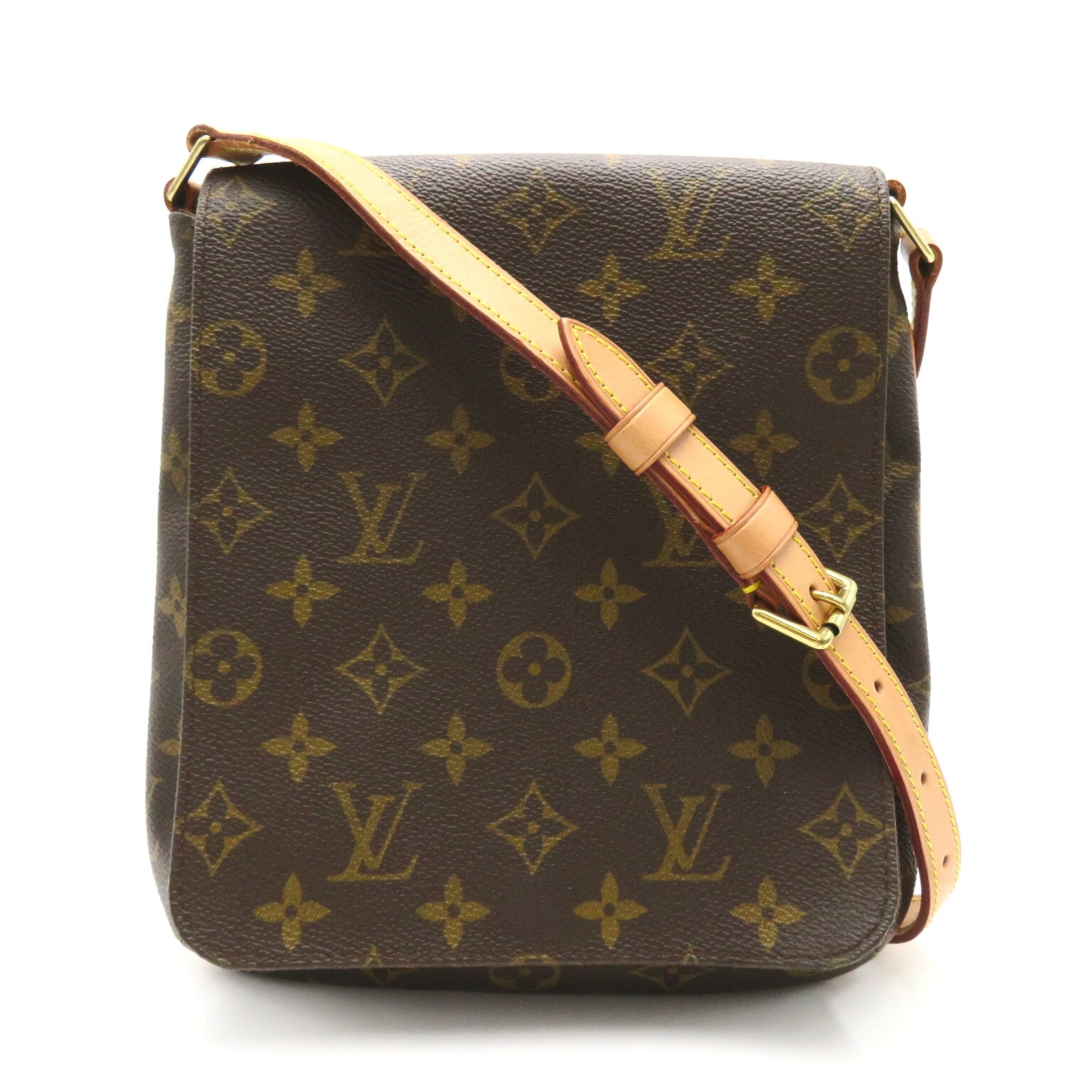 LOUIS VUITTON 【激減優惠】Monogram Musette Salsa Short肩背袋啡色