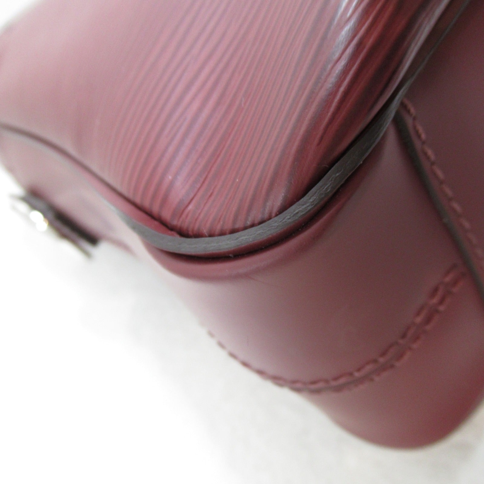 LOUIS VUITTON **【激減優惠】Epi PDB Porto Document銀扣手挽肩背兩用袋酒紅色