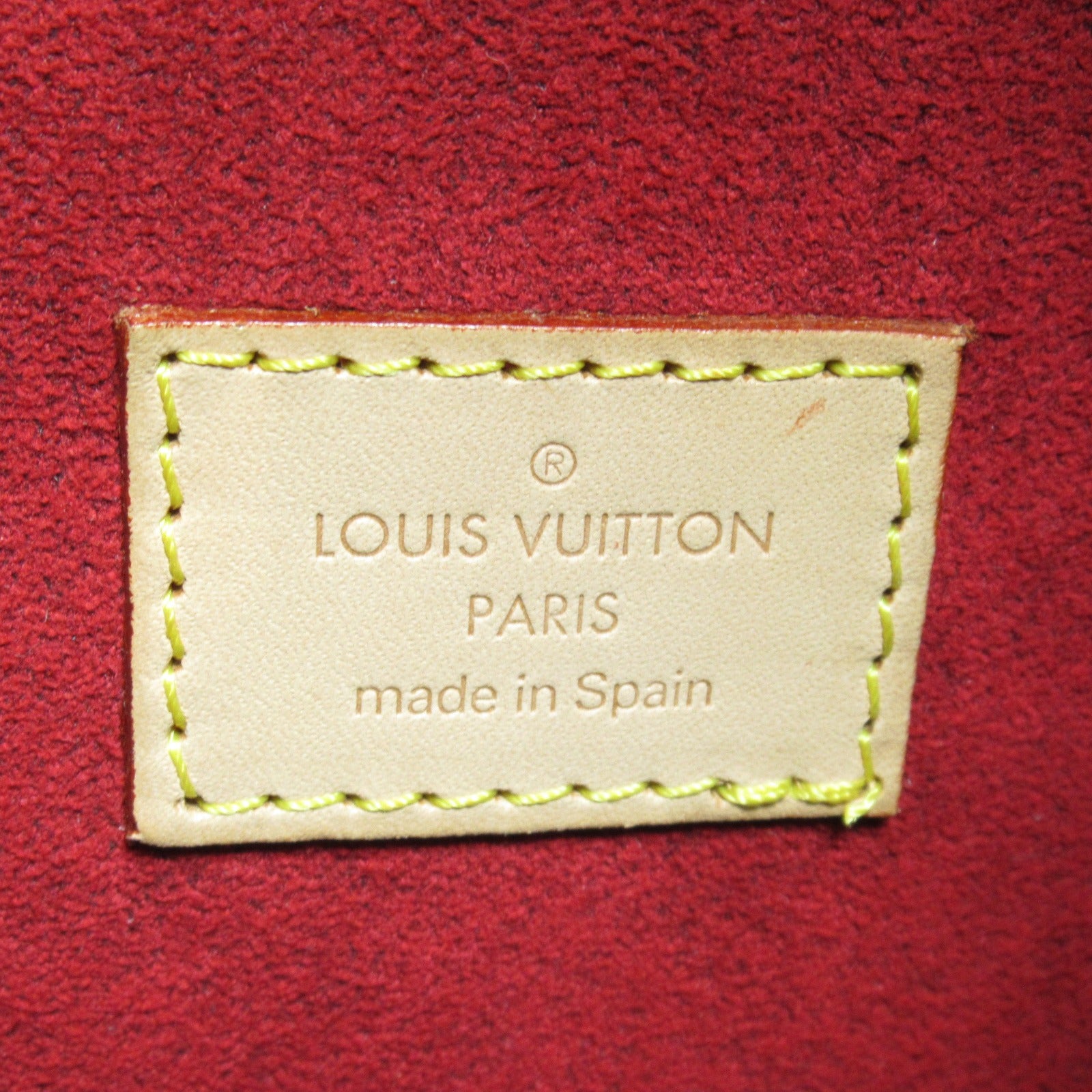 LOUIS VUITTON Monogram Croissant GM Shoulder Bag金扣肩背袋啡色