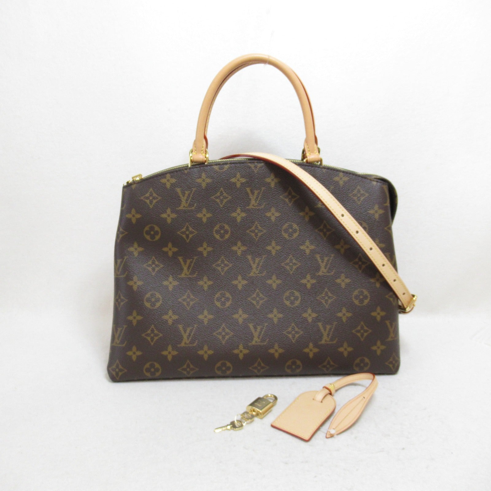 LOUIS VUITTON Monogram Grand Palais金扣手挽肩背兩用袋啡色