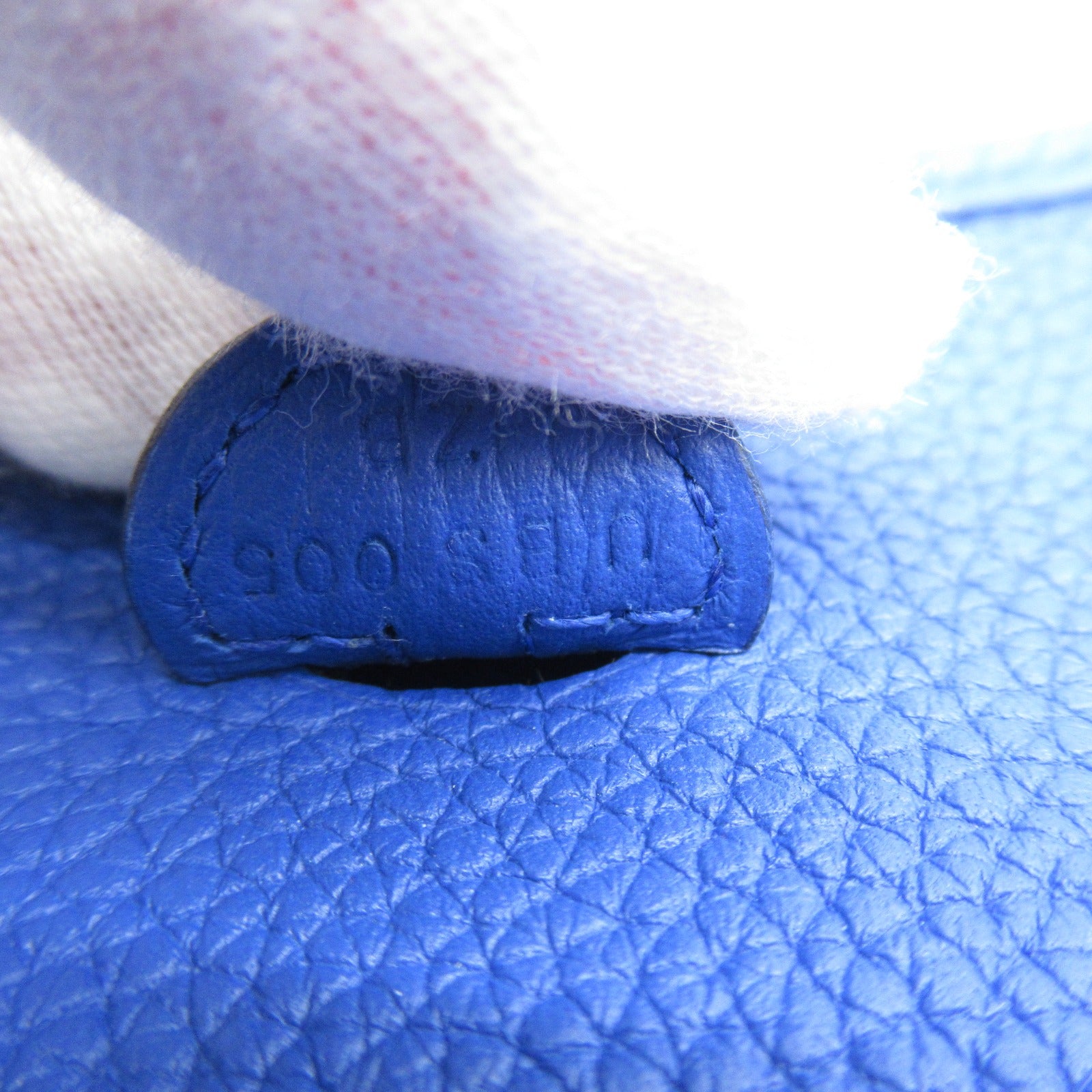 HERMES Maurice皮革Evelyne Amazone TPM金扣肩背袋Bleu Royal皇家藍色