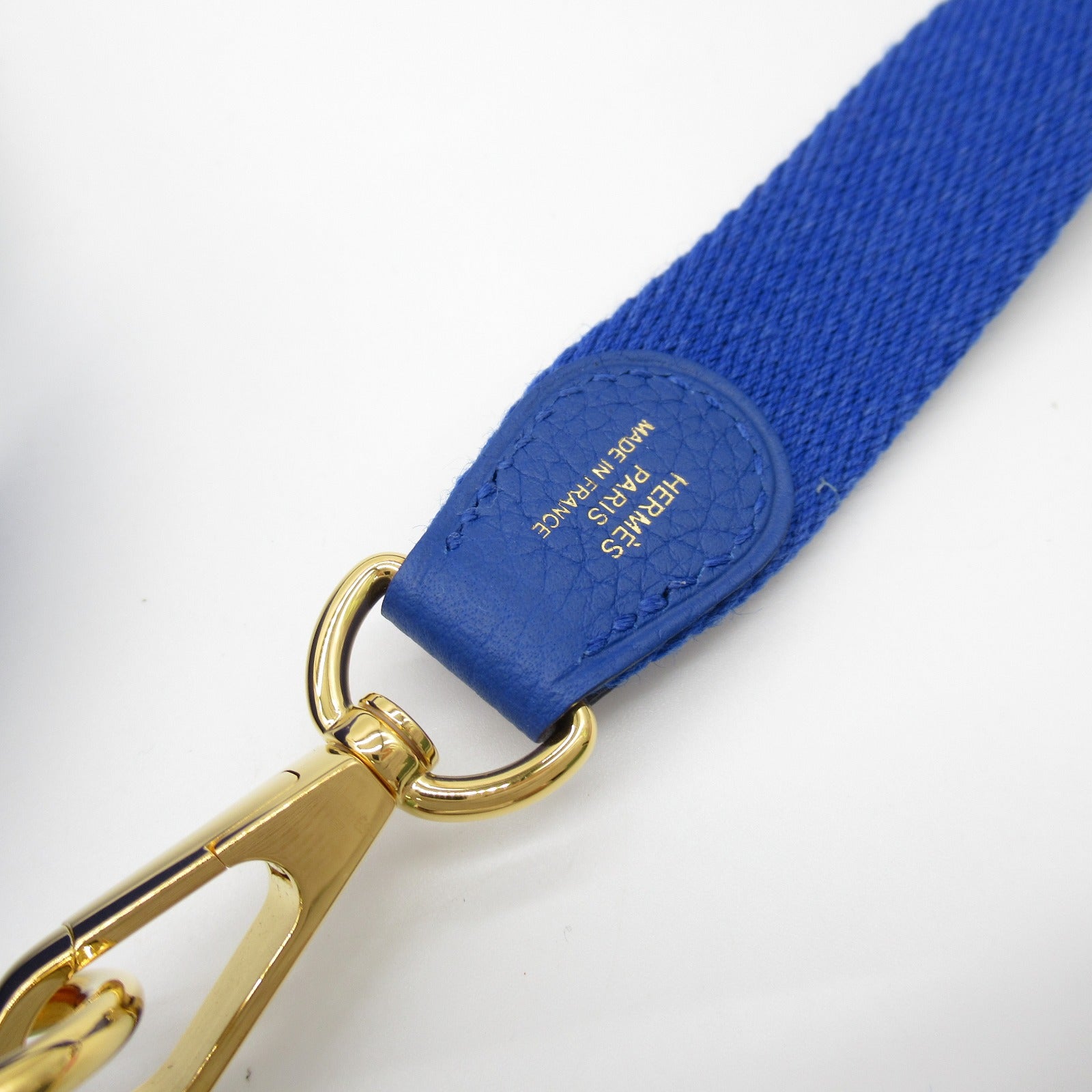 HERMES Maurice皮革Evelyne Amazone TPM金扣肩背袋Bleu Royal皇家藍色
