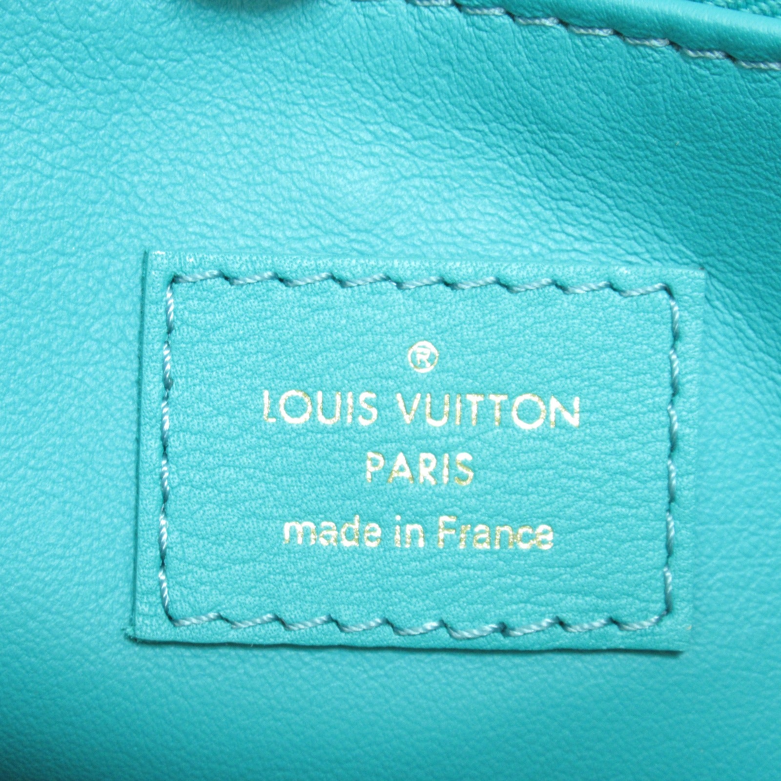 LOUIS VUITTON Manet Montaigne MM Master Collection手挽肩背兩用袋綠色