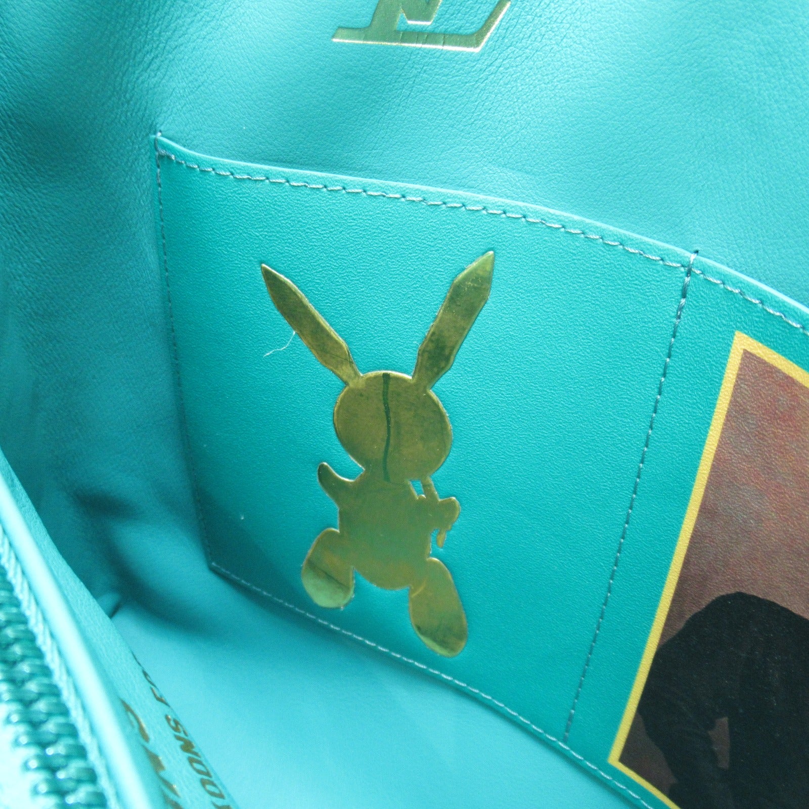 LOUIS VUITTON Manet Montaigne MM Master Collection手挽肩背兩用袋綠色