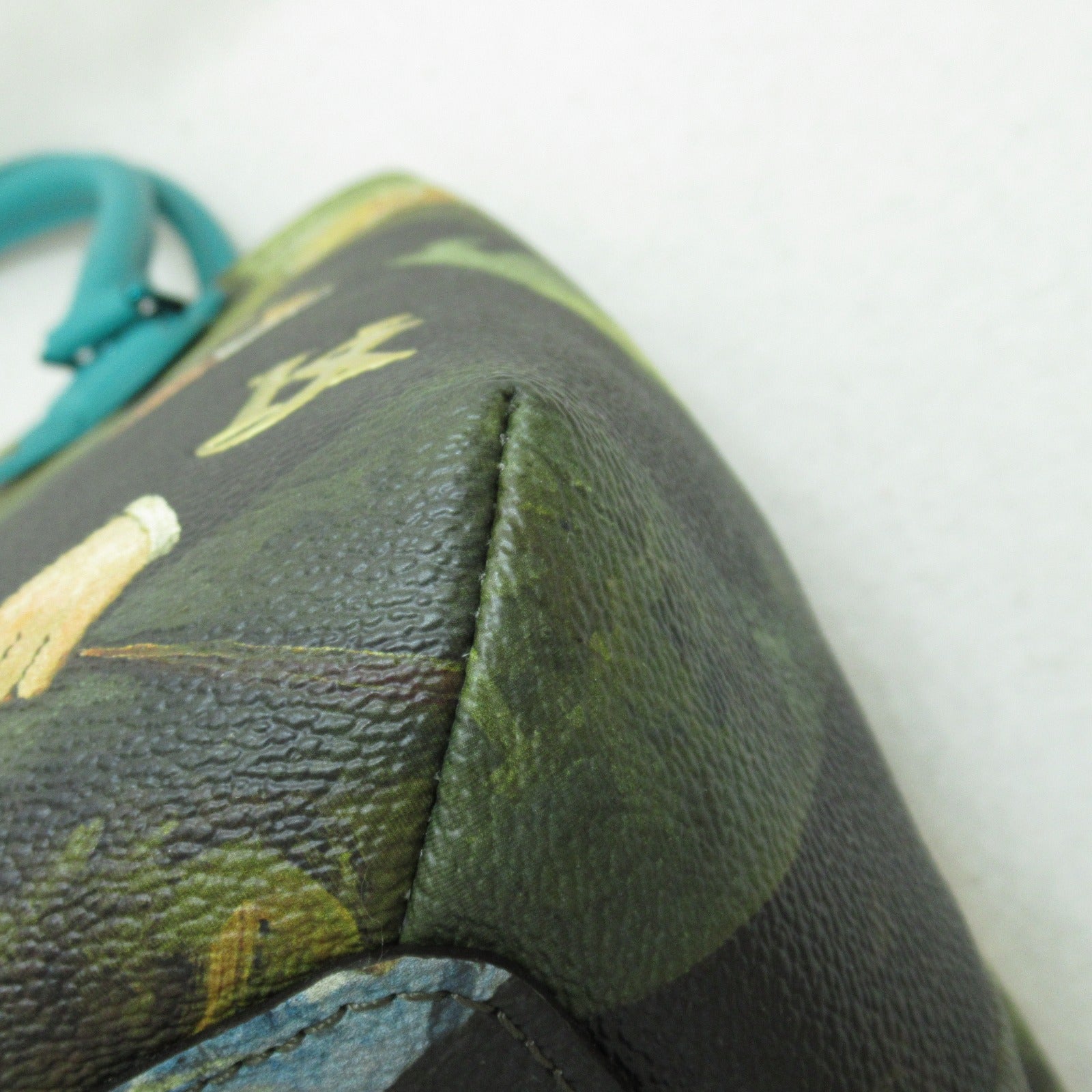 LOUIS VUITTON Manet Montaigne MM Master Collection手挽肩背兩用袋綠色