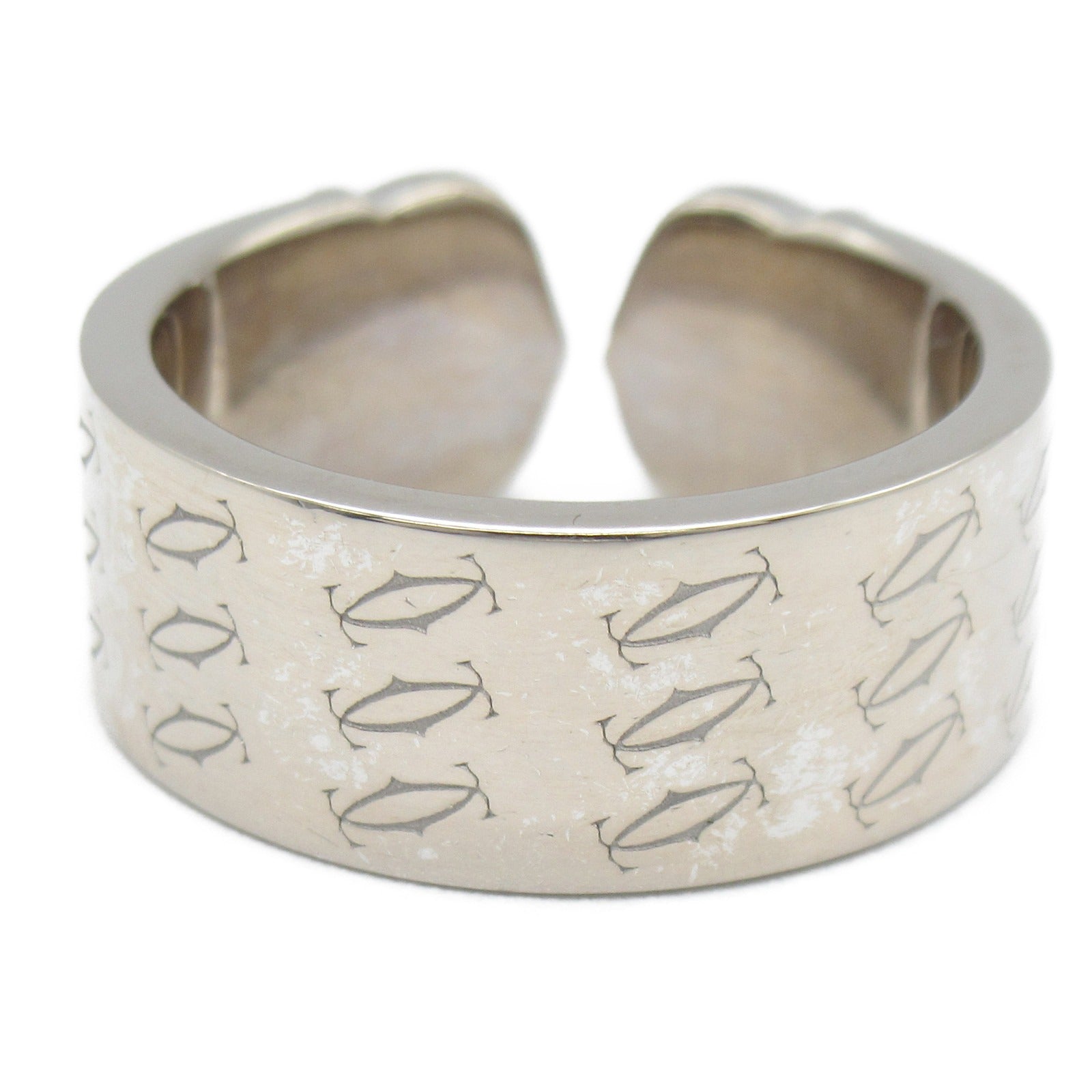 CARTIER 【激減優惠】18K白金C2 Ring戒指銀色US#6.25/Cartier#53