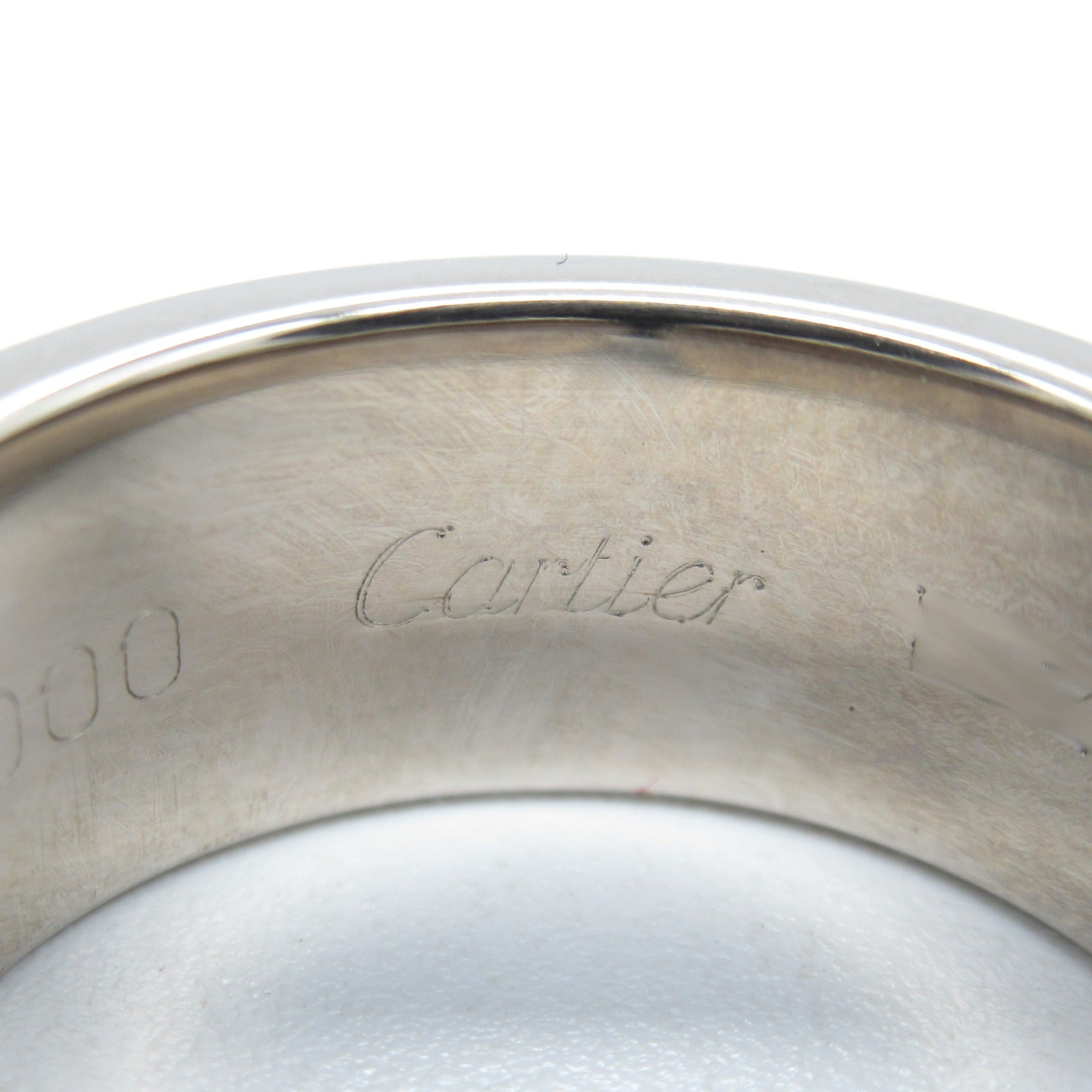 CARTIER 【激減優惠】18K白金C2 Ring戒指銀色US#6.25/Cartier#53