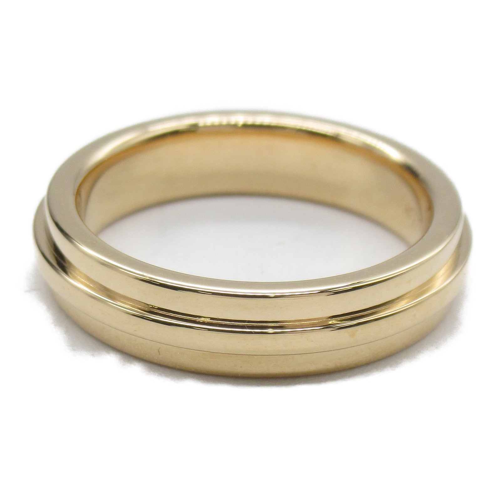 TIFFANY＆CO 18K玫瑰金T Two Ring Narrow戒指US#6.5