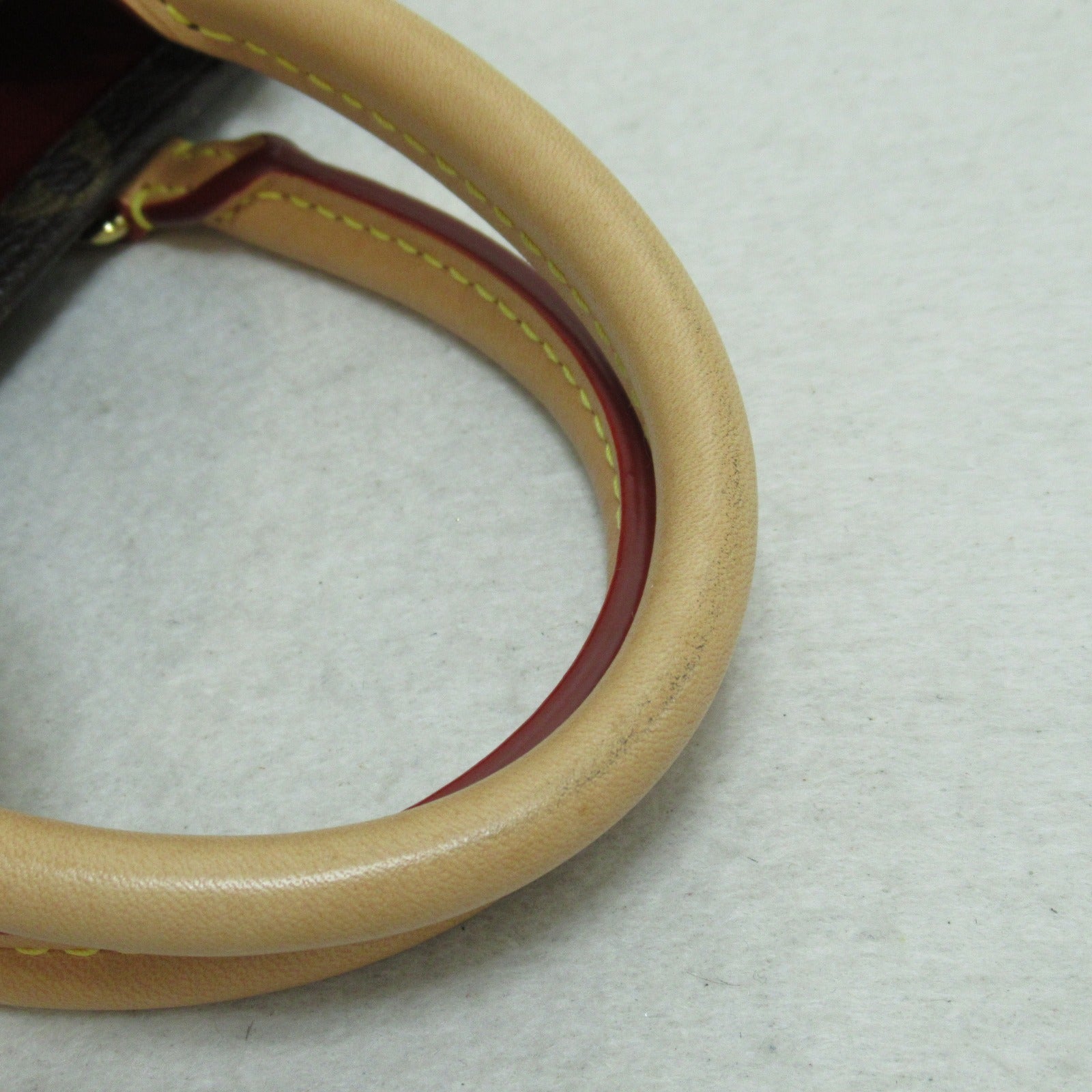 LOUIS VUITTON **【激減優惠】Monogram Sac Plat BB Bag金扣手挽肩背兩用袋棕色