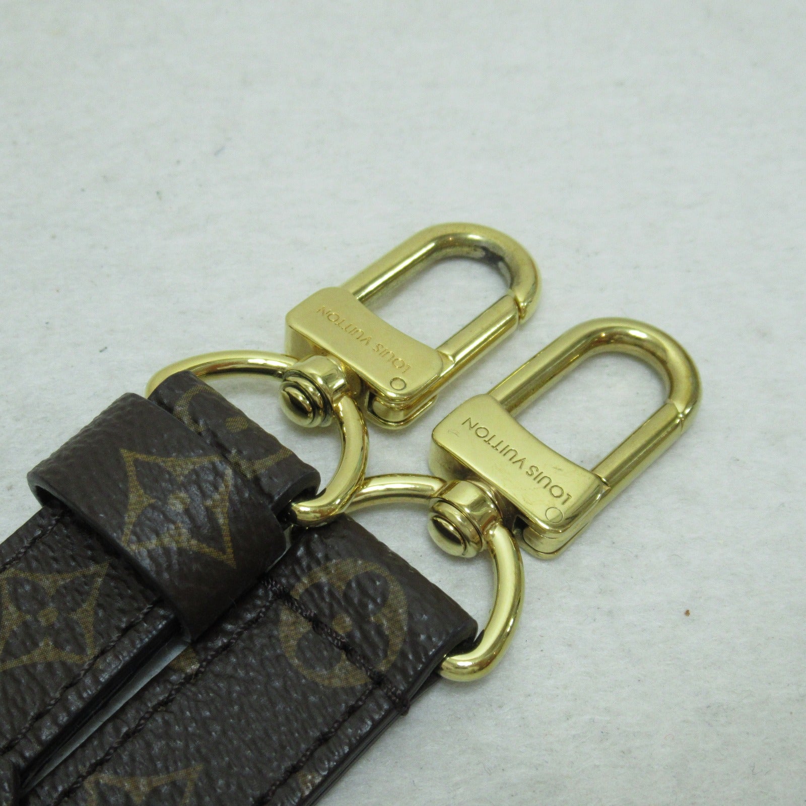 LOUIS VUITTON **【激減優惠】Monogram Sac Plat BB Bag金扣手挽肩背兩用袋棕色