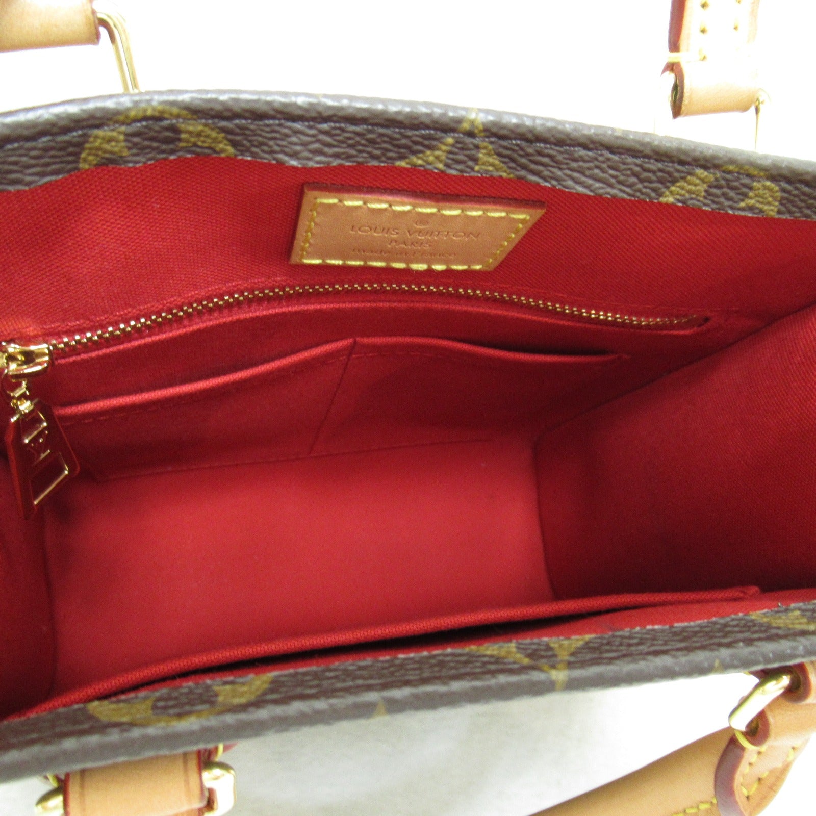 LOUIS VUITTON **【激減優惠】Monogram Sac Plat BB Bag金扣手挽肩背兩用袋棕色