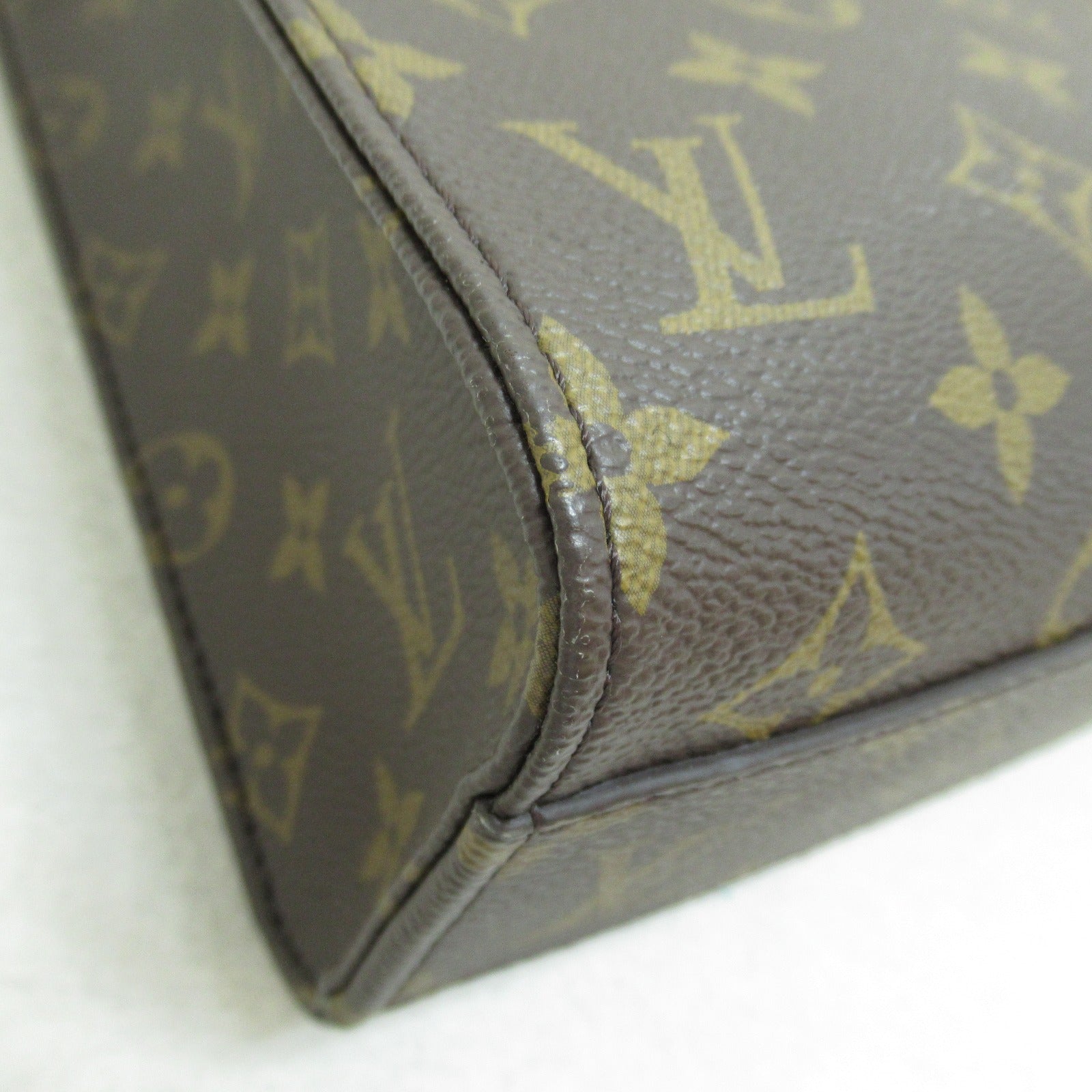 LOUIS VUITTON **【激減優惠】Monogram Sac Plat BB Bag金扣手挽肩背兩用袋棕色