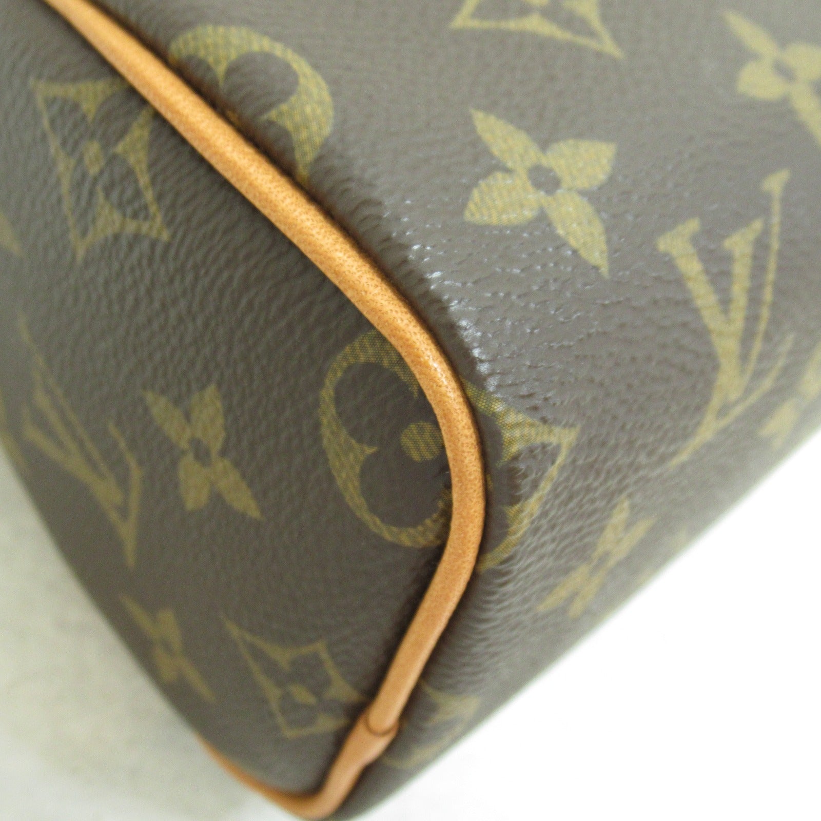 LOUIS VUITTON 【激減優惠】Monogram Nano Speedy金扣手挽肩背兩用袋啡色