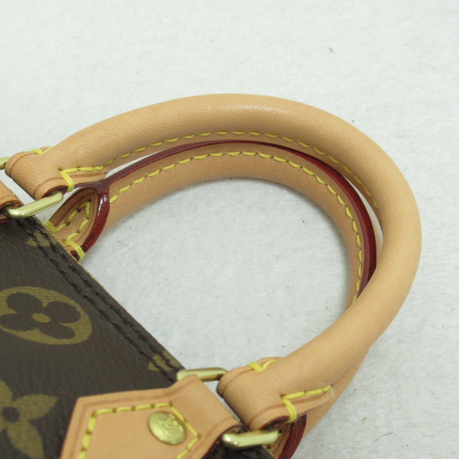LOUIS VUITTON 【激減優惠】Monogram Nano Speedy金扣手挽肩背兩用袋啡色