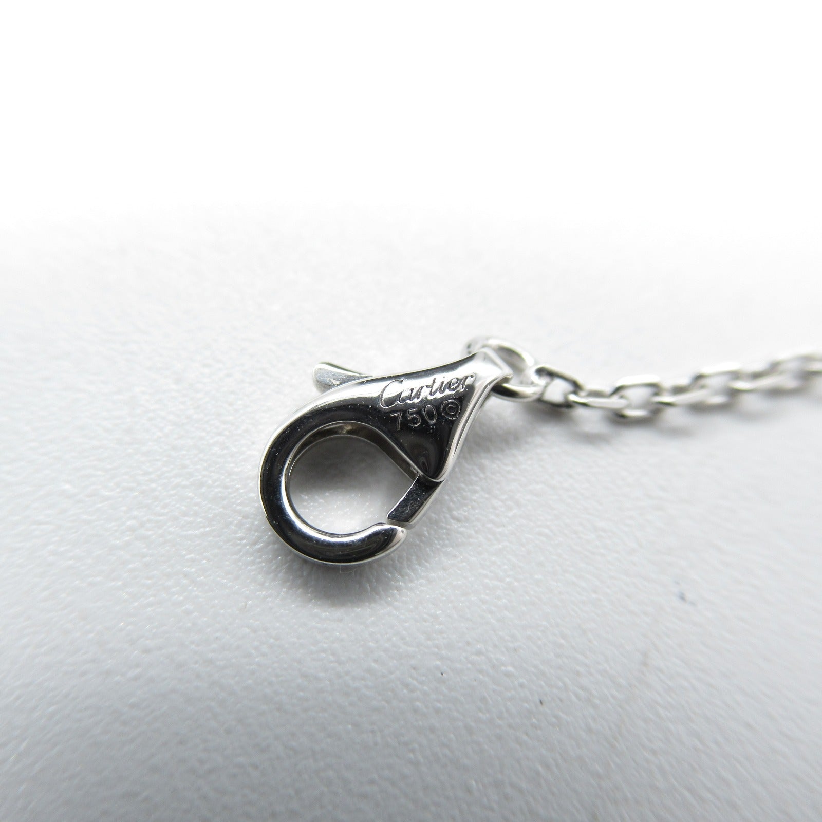CARTIER 18K白金SM Diamants Legers 1D Diamond Blaceret鑽石手鏈