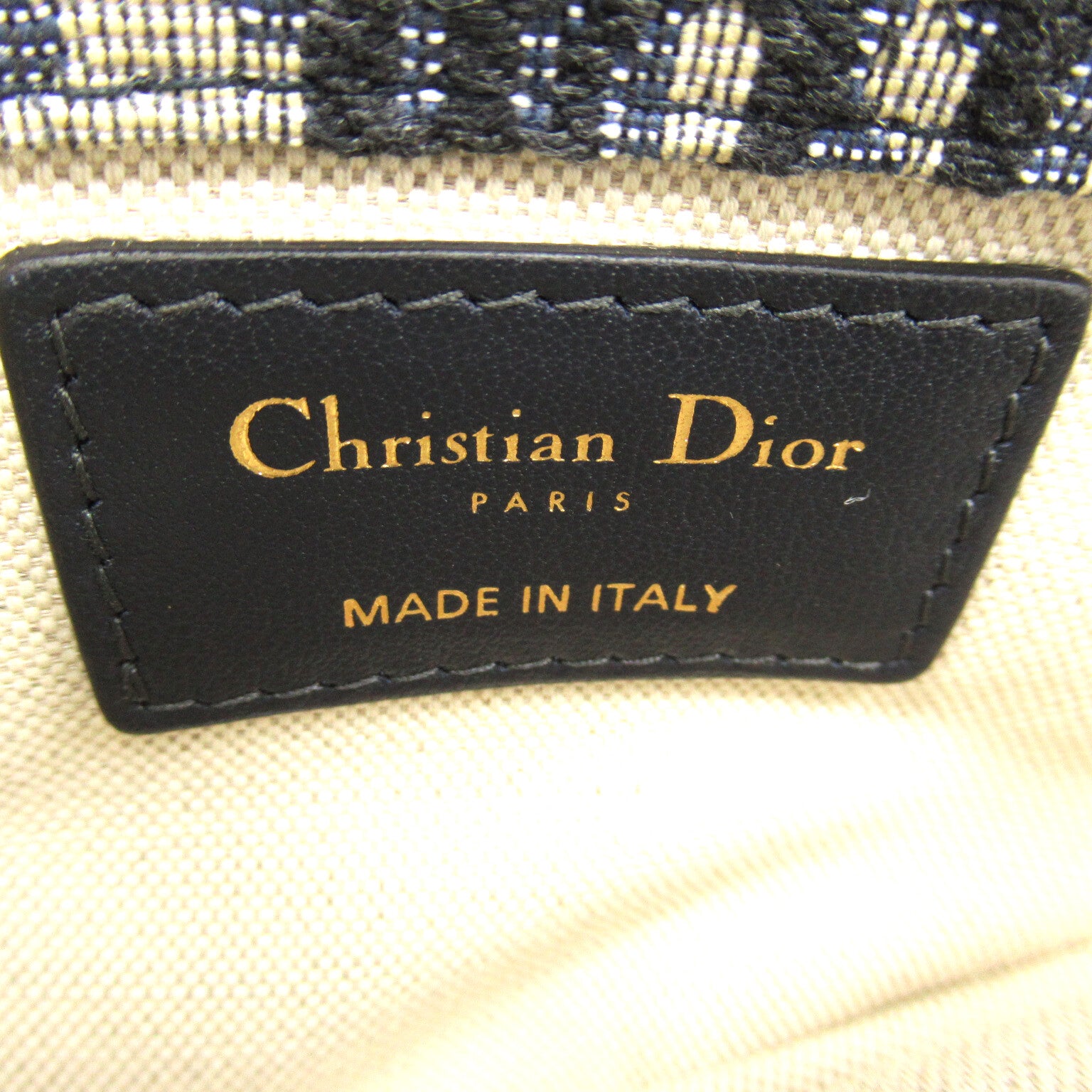 Dior 【激減優惠】帆布Mini Saddle Bag腰包藍色