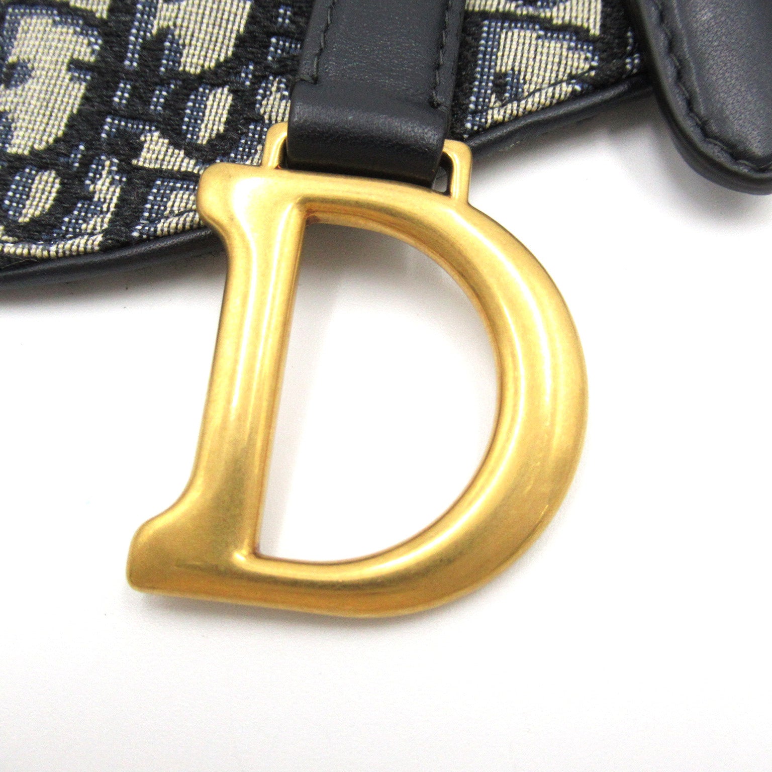 Dior 【激減優惠】帆布Mini Saddle Bag腰包藍色