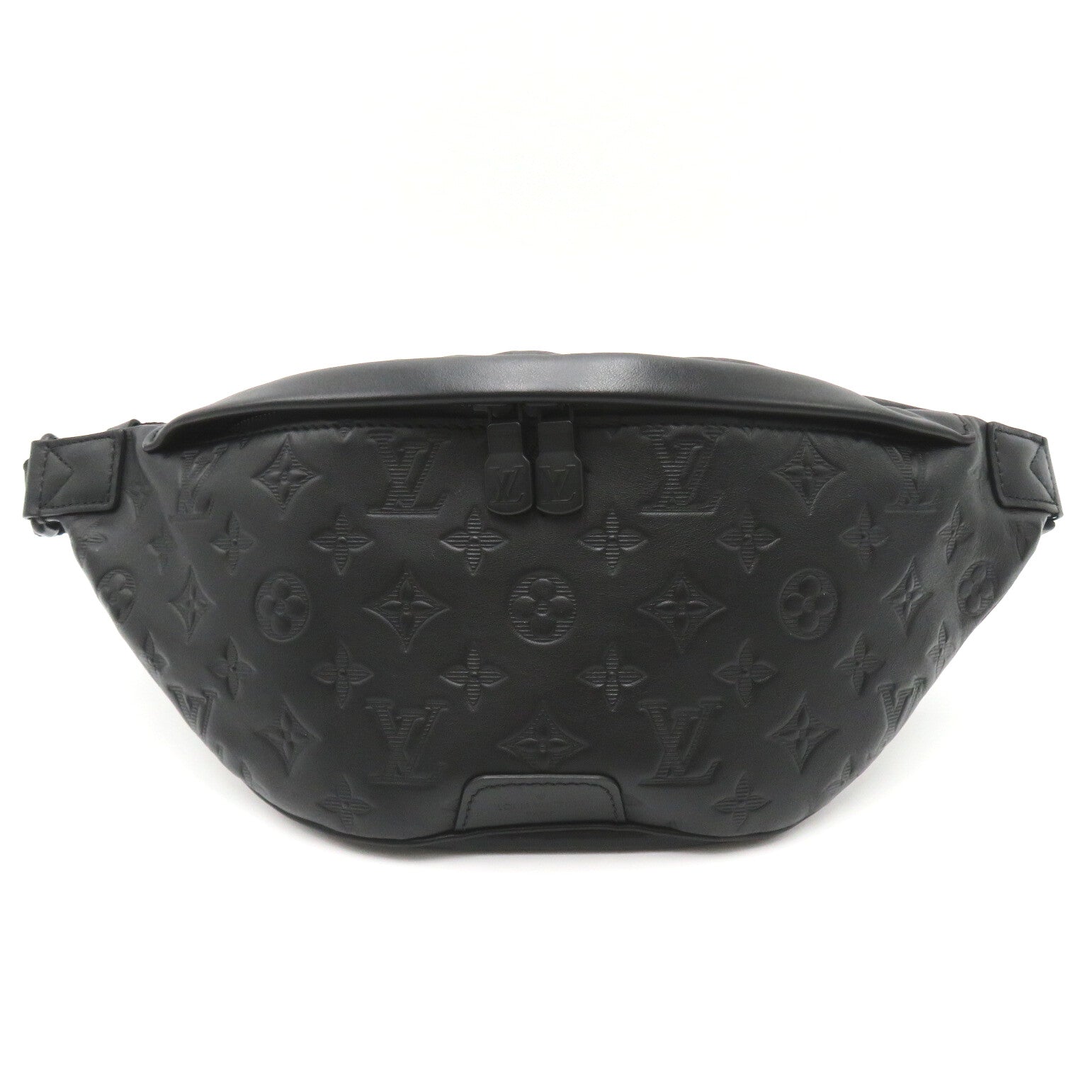 LOUIS VUITTON Monogram Shadow Discovery Bum Bag腰包黑色