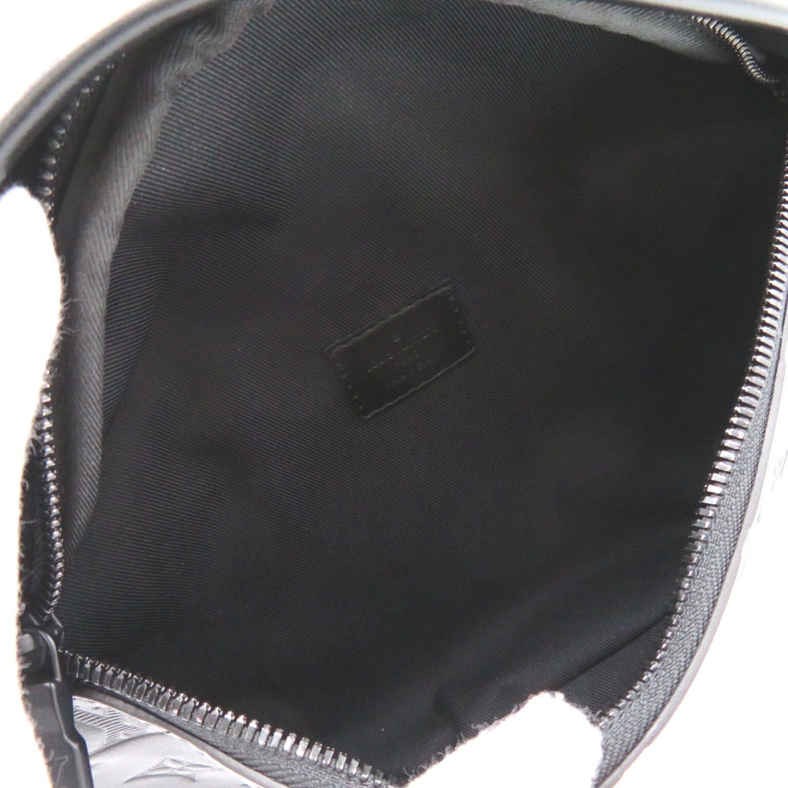 LOUIS VUITTON Monogram Shadow Discovery Bum Bag腰包黑色