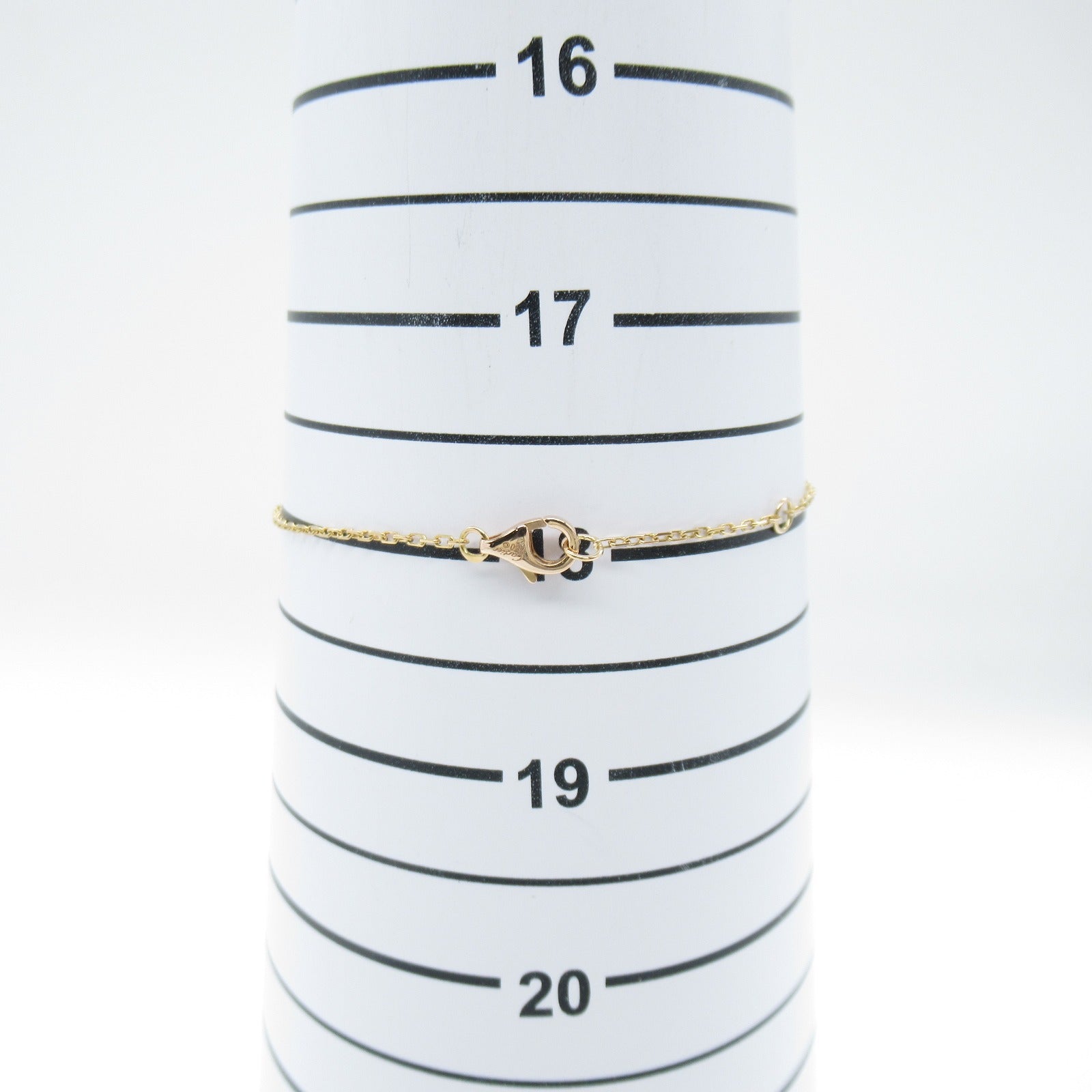 CARTIER 【激減優惠】18K玫瑰金Double C de Cartier Blaceret鑽石手鏈金色