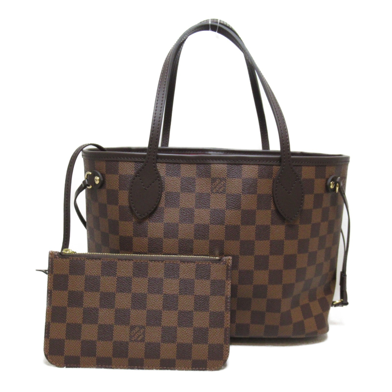 LOUIS VUITTON 【激減優惠】Dameir Neverfull PM手挽袋啡色
