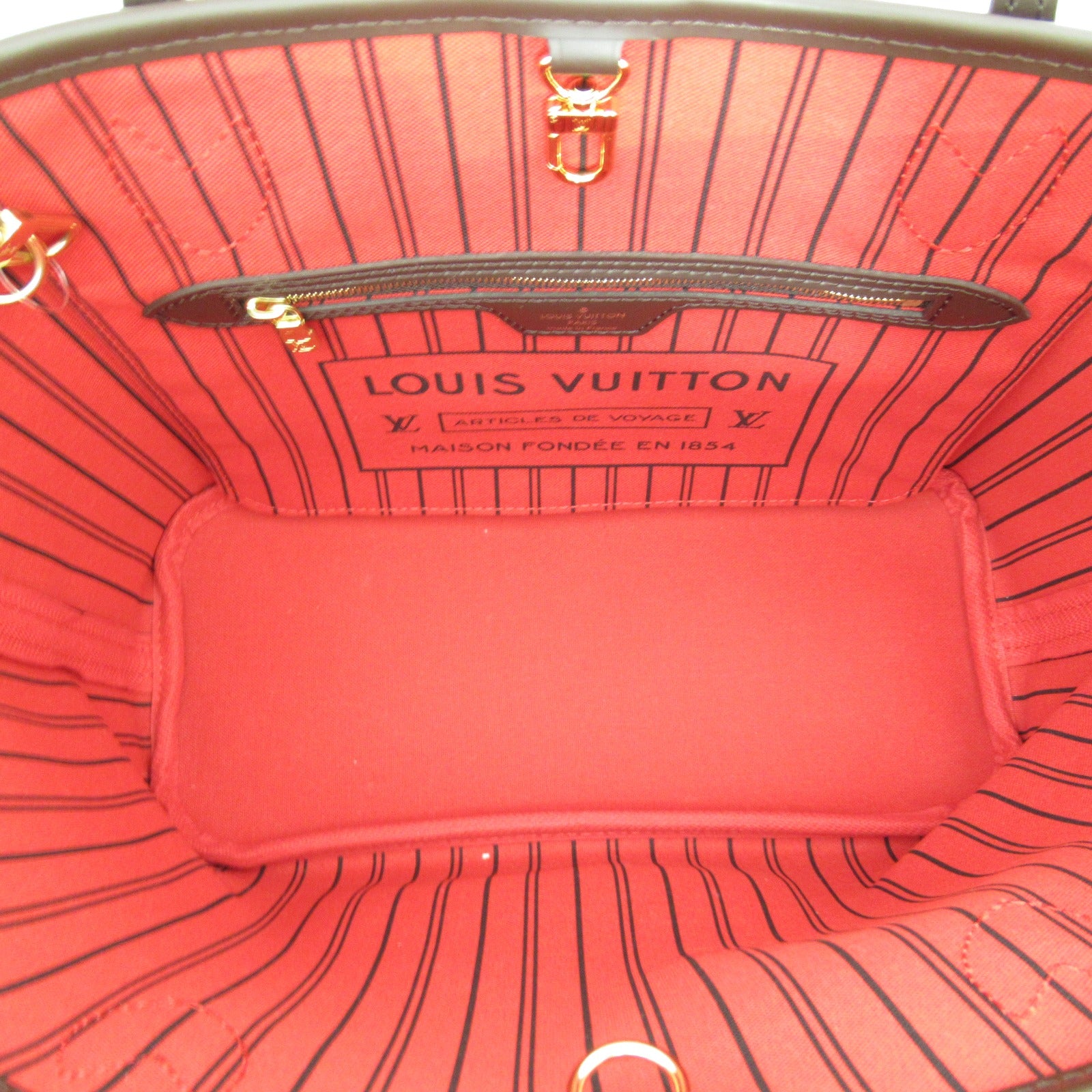 LOUIS VUITTON 【激減優惠】Dameir Neverfull PM手挽袋啡色