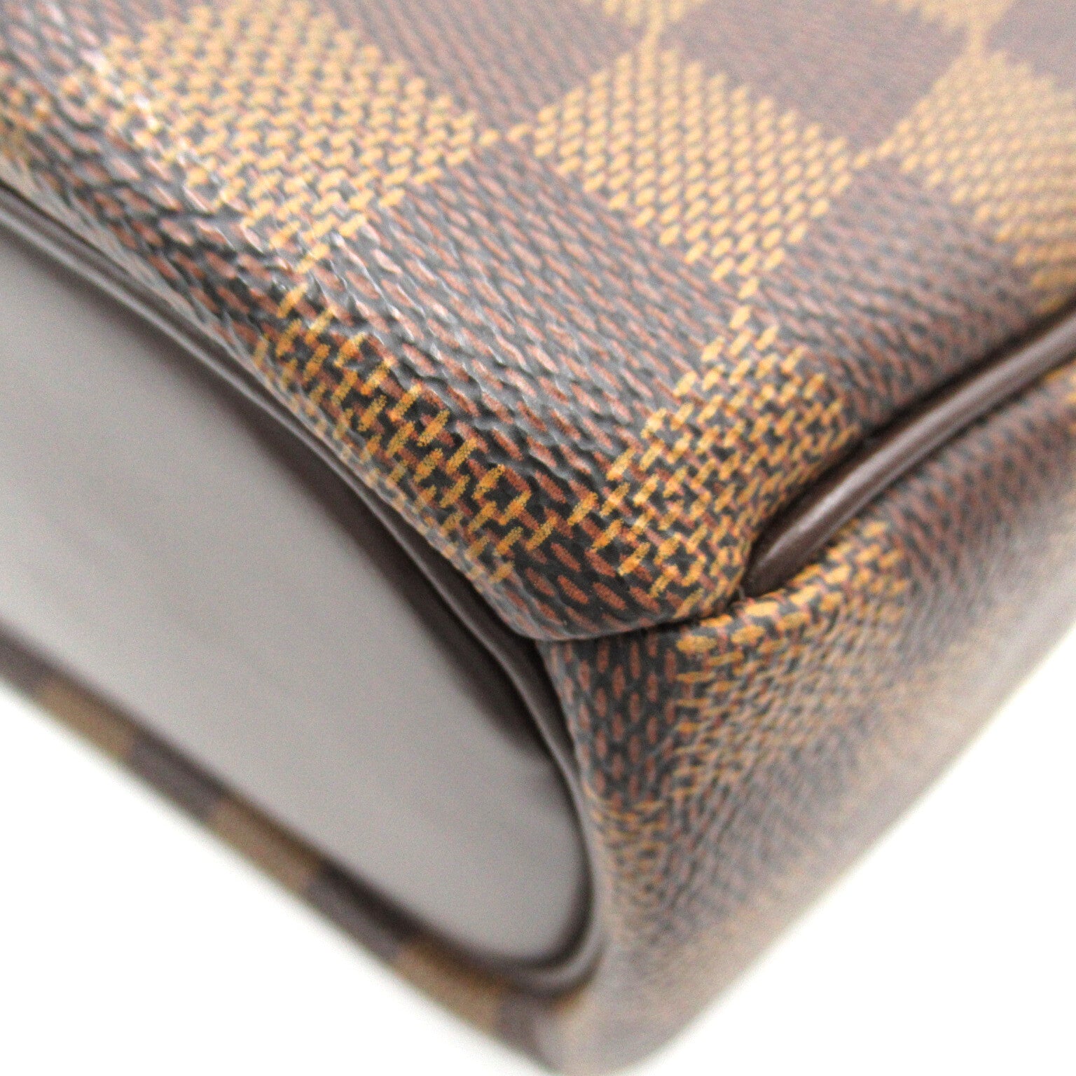 LOUIS VUITTON 【激減優惠】Damier Sarria Horizontal金扣手挽袋啡色