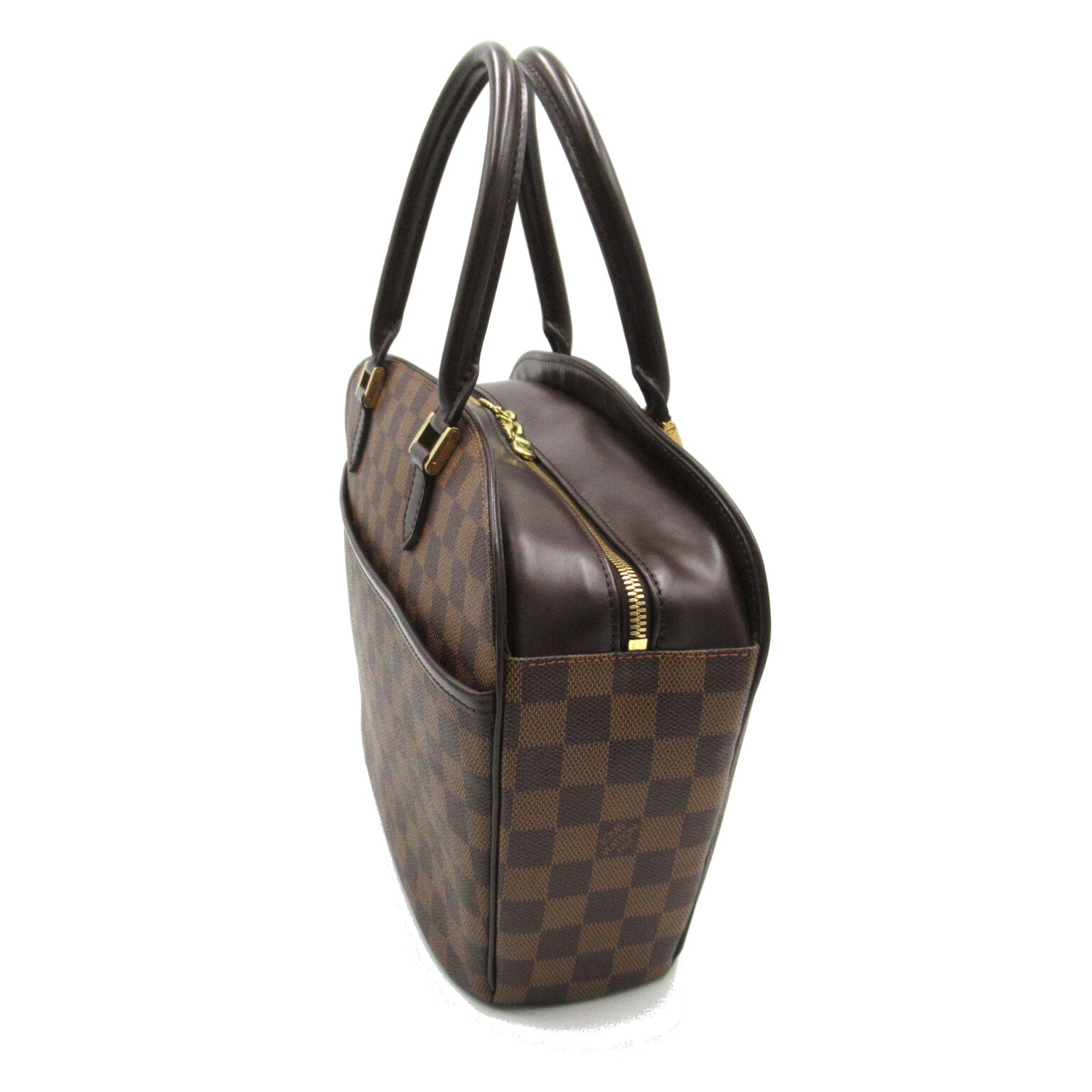 LOUIS VUITTON 【激減優惠】Damier Sarria Horizontal金扣手挽袋啡色