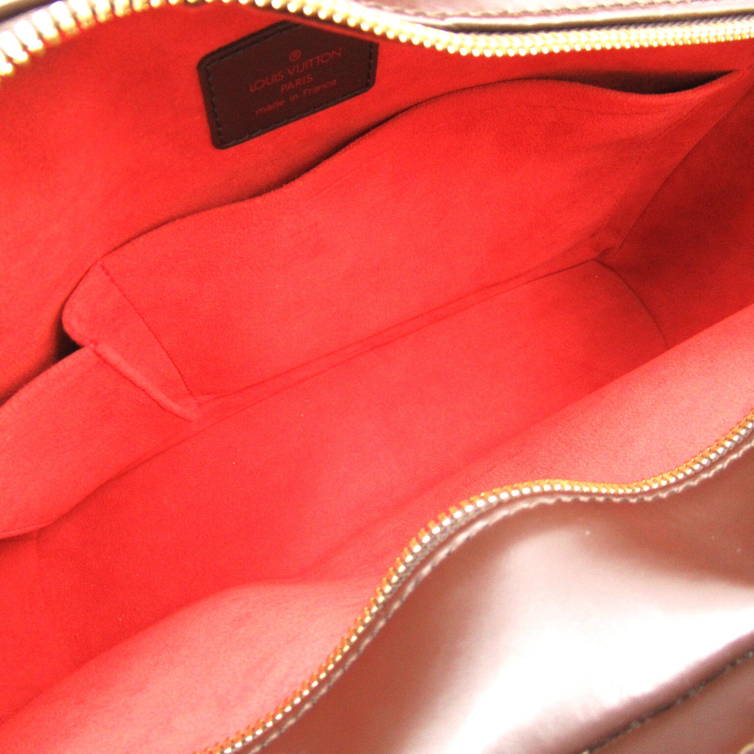 LOUIS VUITTON 【激減優惠】Damier Sarria Horizontal金扣手挽袋啡色