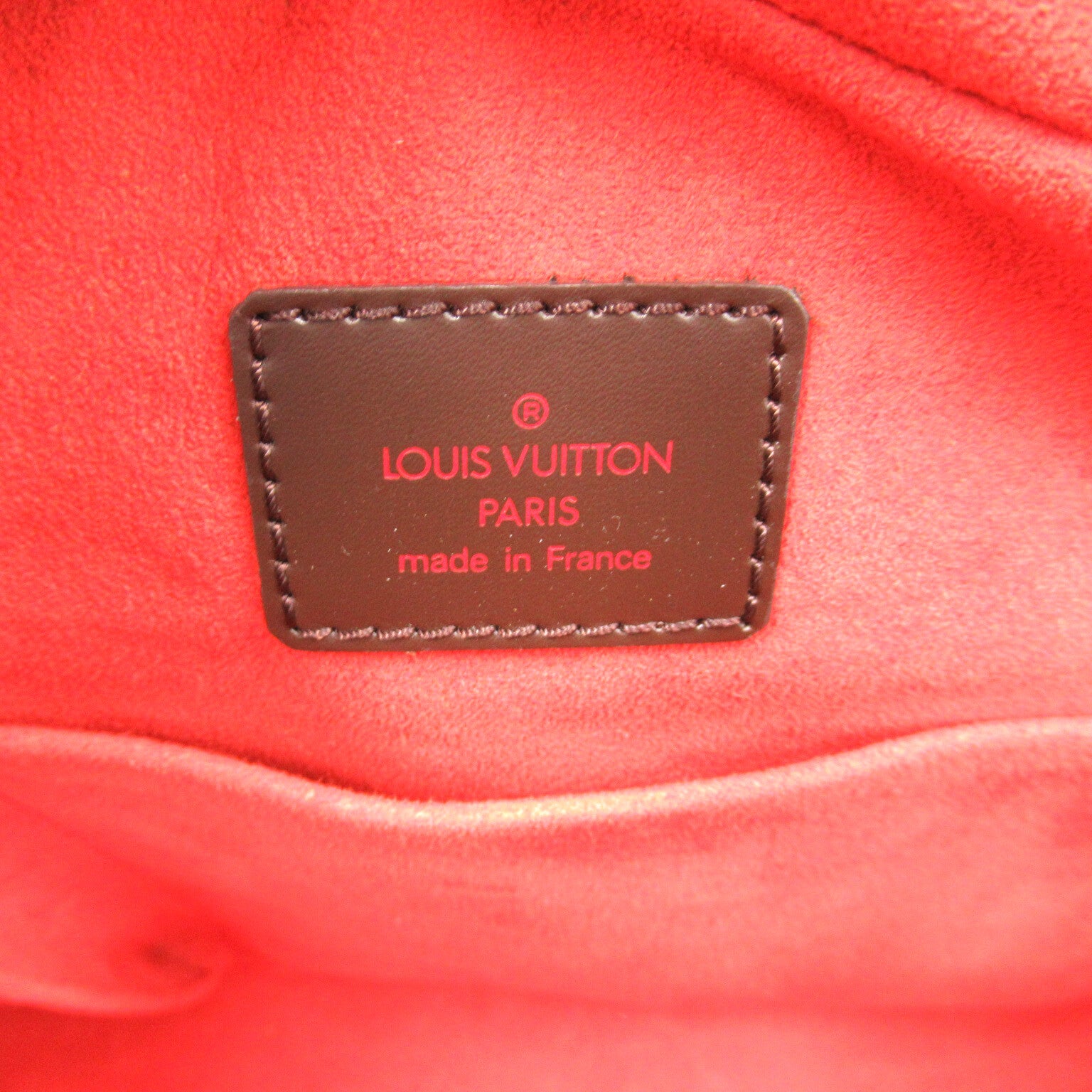LOUIS VUITTON 【激減優惠】Damier Sarria Horizontal金扣手挽袋啡色