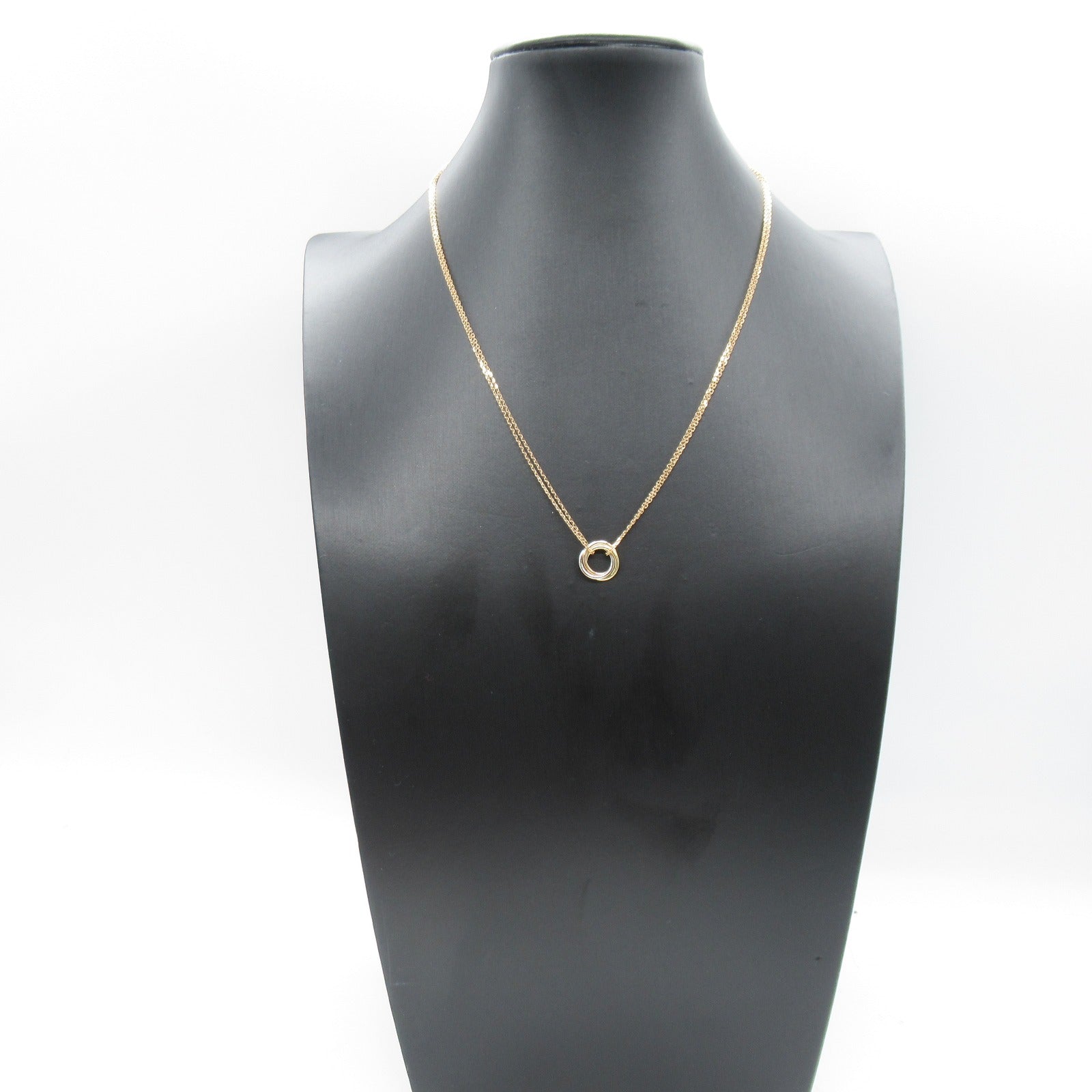 CARTIER 18K黃金/18K白金18K玫瑰金Trinity Necklace項鍊