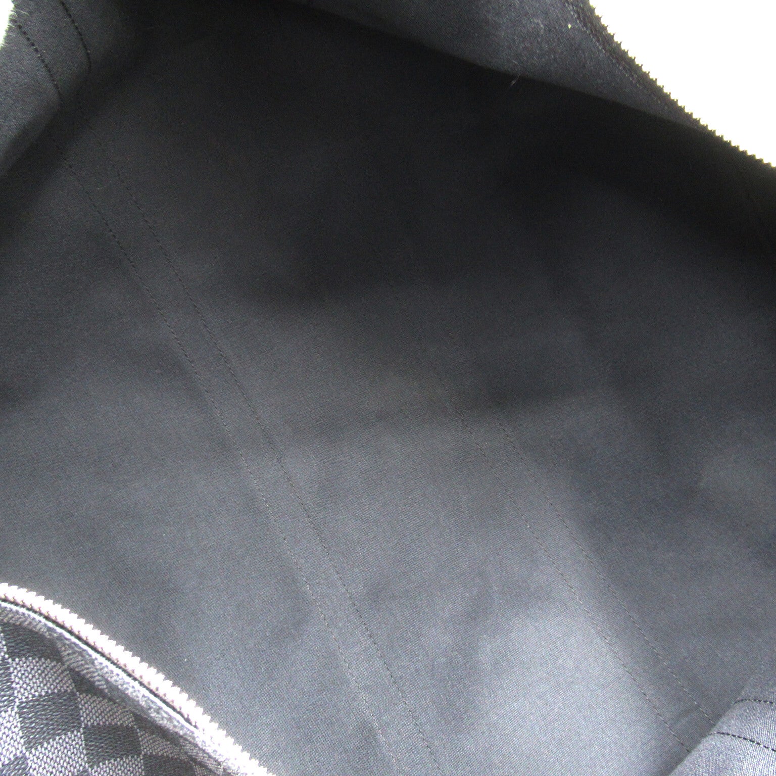 LOUIS VUITTON 【激減優惠】Damier Graphite Keepall Bandouliere 55手挽肩背兩用袋黑色