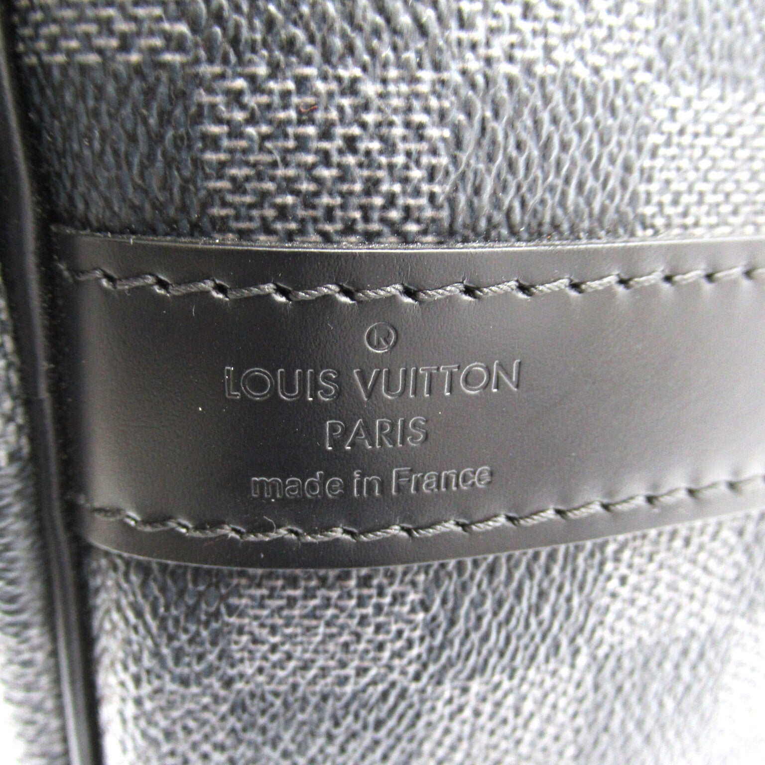 LOUIS VUITTON 【激減優惠】Damier Graphite Keepall Bandouliere 55手挽肩背兩用袋黑色