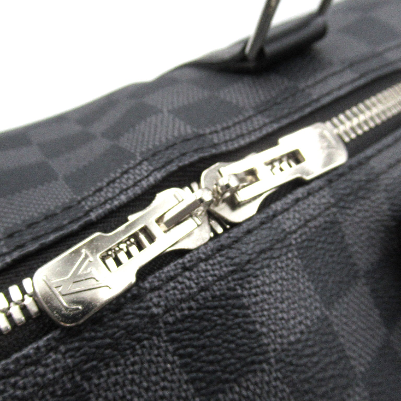 LOUIS VUITTON 【激減優惠】Damier Graphite Keepall Bandouliere 55手挽肩背兩用袋黑色