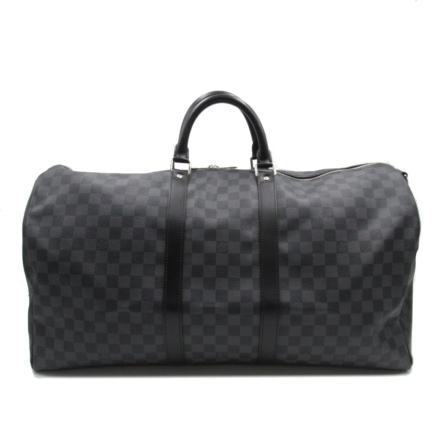 LOUIS VUITTON 【激減優惠】Damier Graphite Keepall Bandouliere 55手挽肩背兩用袋黑色