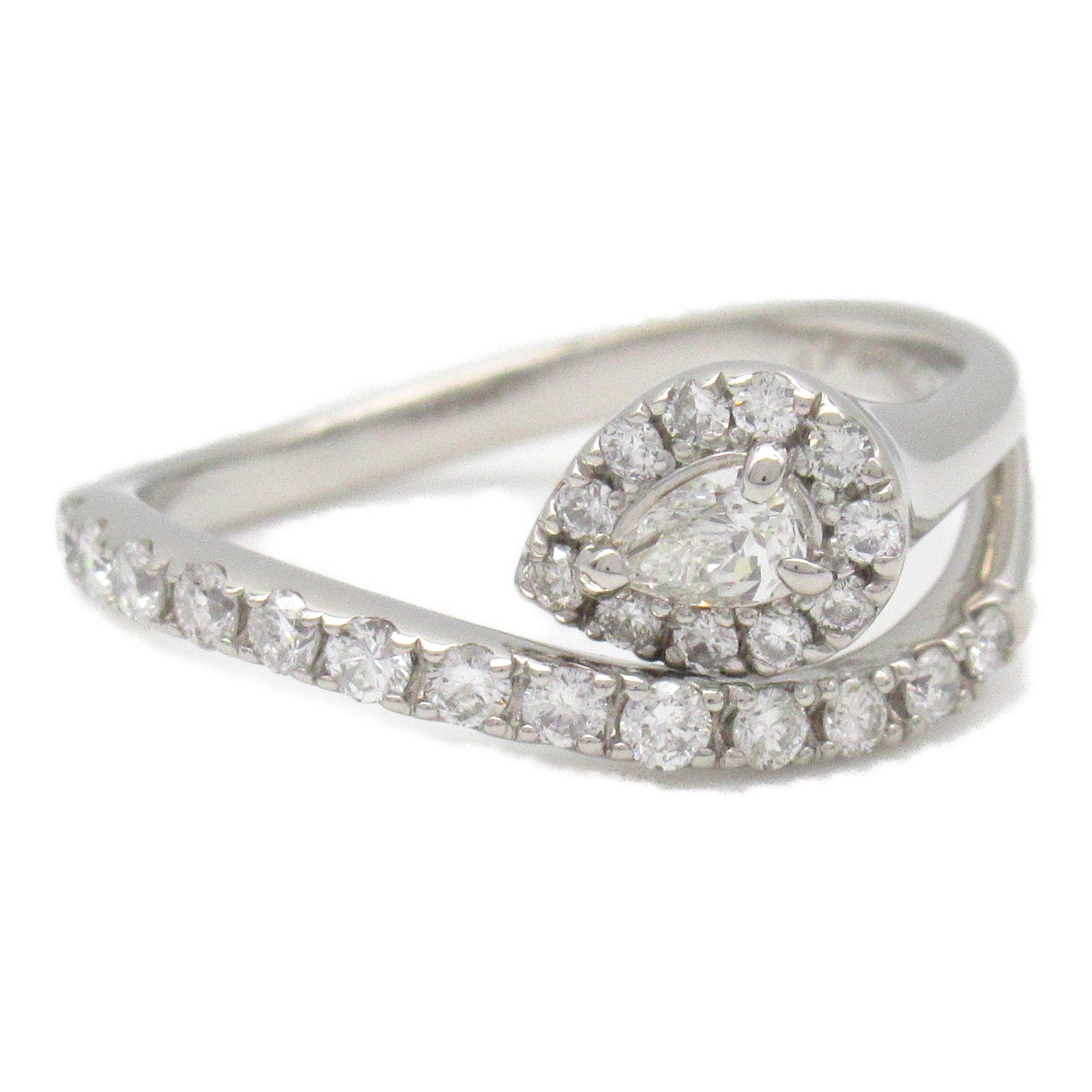 JEWELRY 【激減優惠】PT900鉑金Diamond Ring 0.1ct鑽石/0.3ct鑚石戒指JP#9/US#5