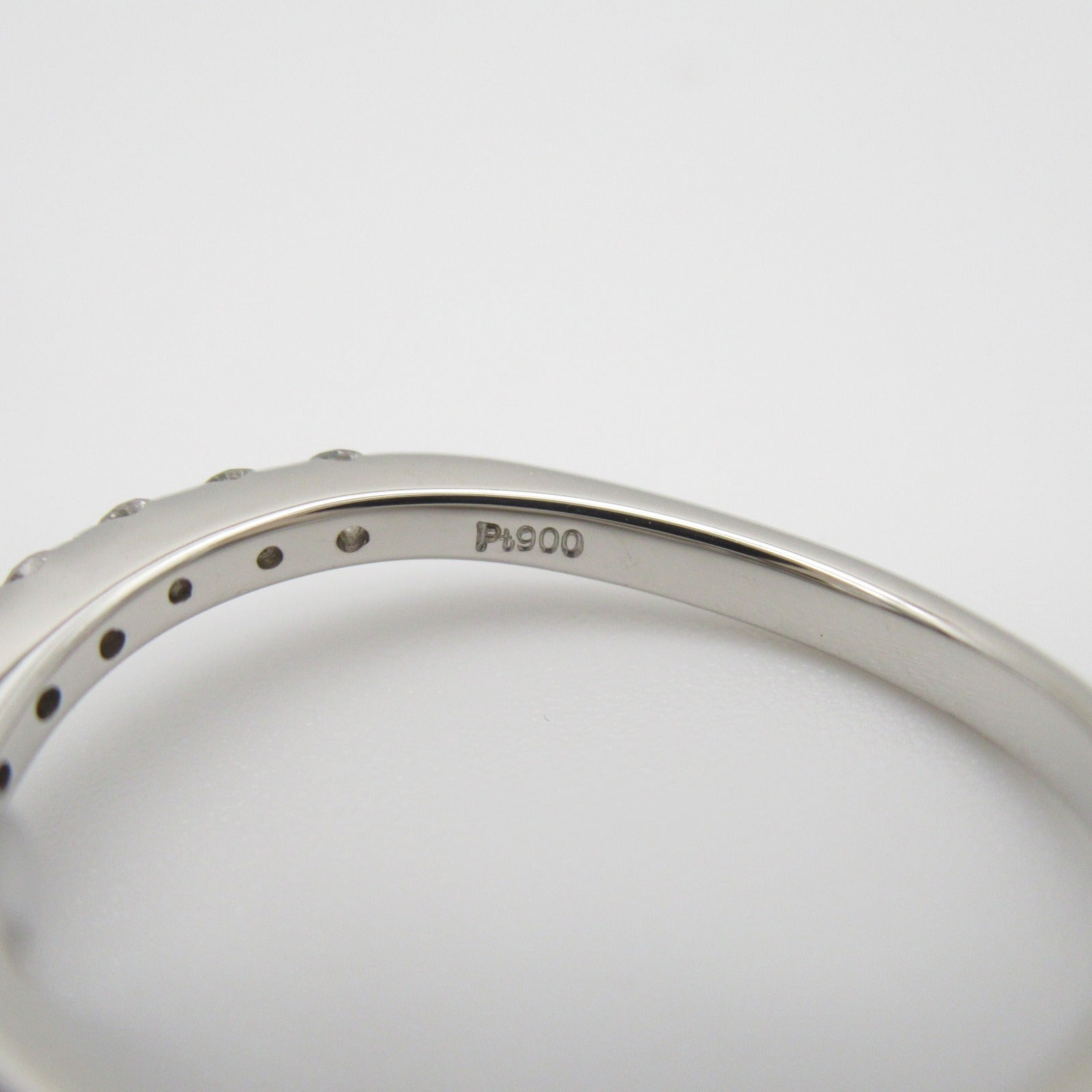 JEWELRY 【激減優惠】PT900鉑金Diamond Ring 0.1ct鑽石/0.3ct鑚石戒指JP#9/US#5